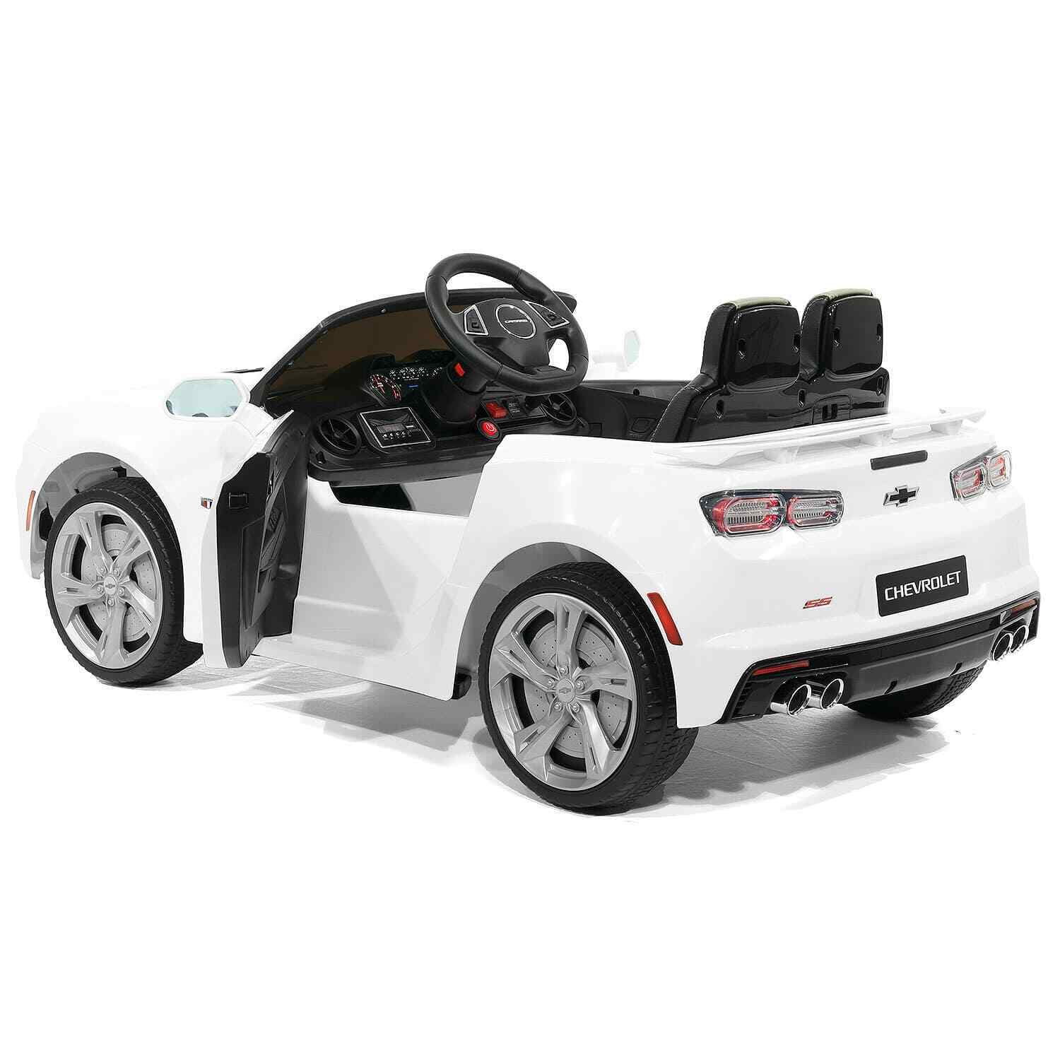 12V Chevrolet Camaro SS Ride-On Car with EVA Rubber Tires, Open Doors, 3 Speeds, and Remote Control - Image 3