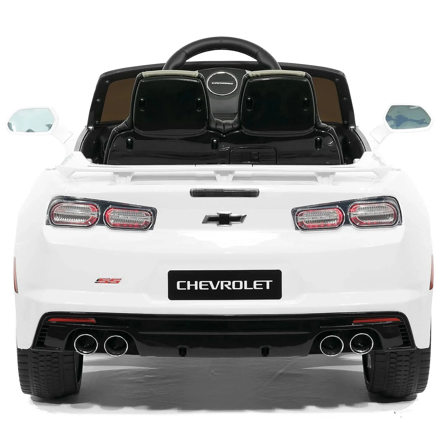 12V Chevrolet Camaro SS Ride-On Car with EVA Rubber Tires, Open Doors, 3 Speeds, and Remote Control - Image 4