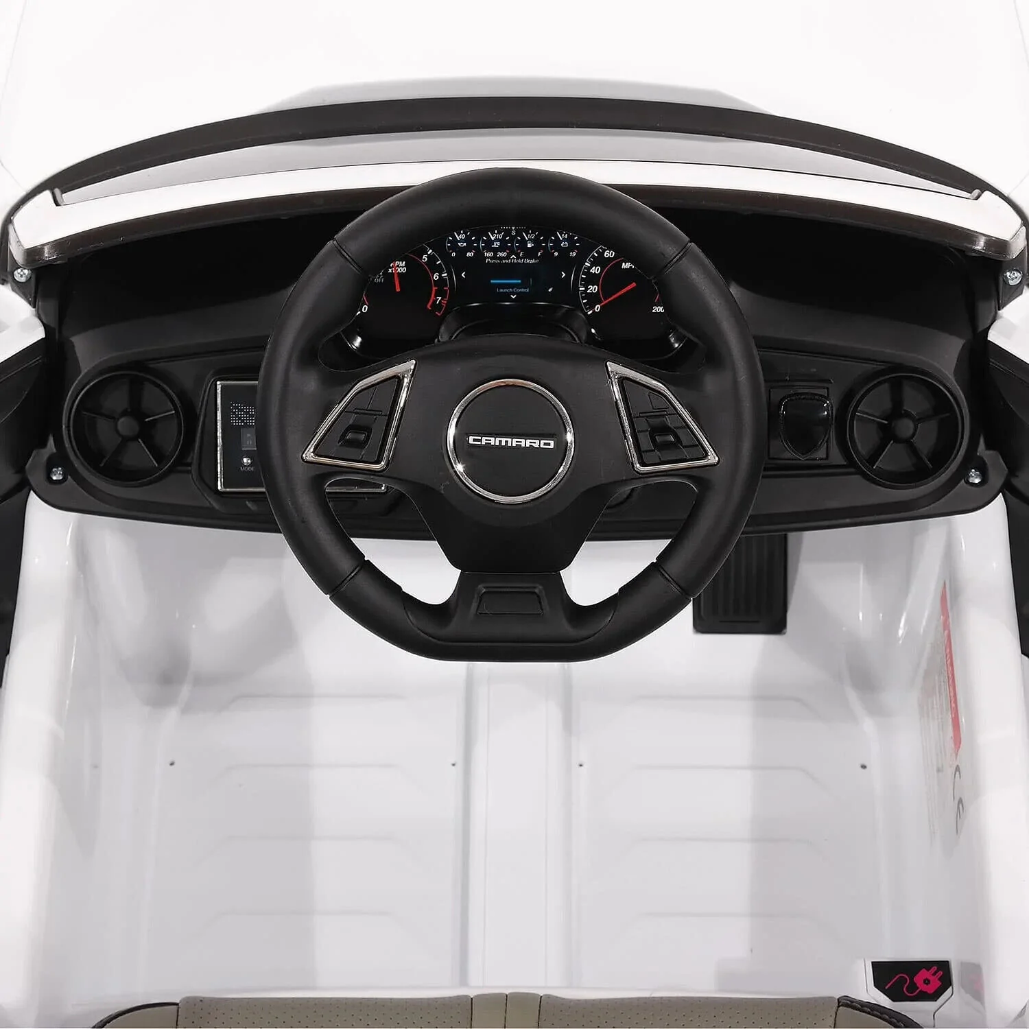 12V Chevrolet Camaro SS Ride-On Car with EVA Rubber Tires, Open Doors, 3 Speeds, and Remote Control - Image 9