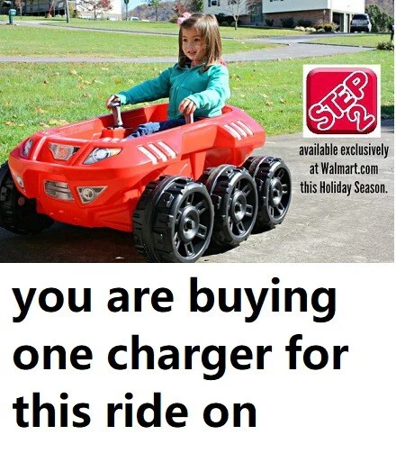 12V Step2 Power Wheels 6-Wheel Toy Cruiser with Circle Charger