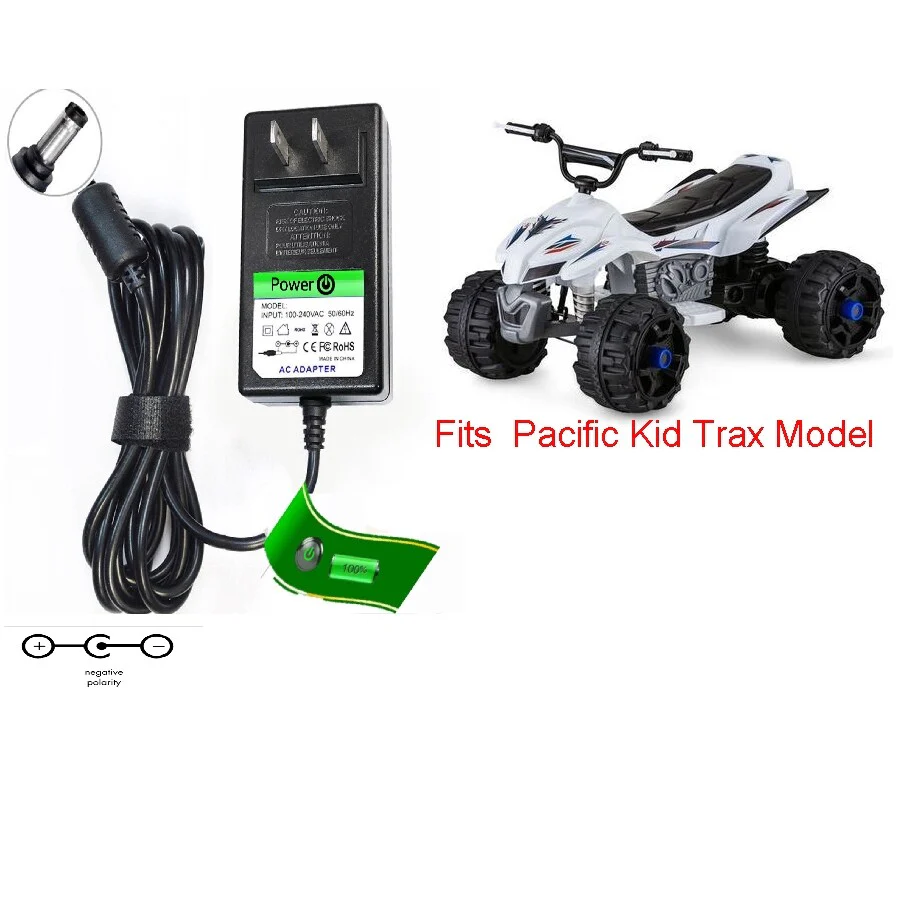 12V Charger for Kids Pacific ATV Four Wheeler Ride-On Toy - Image 2
