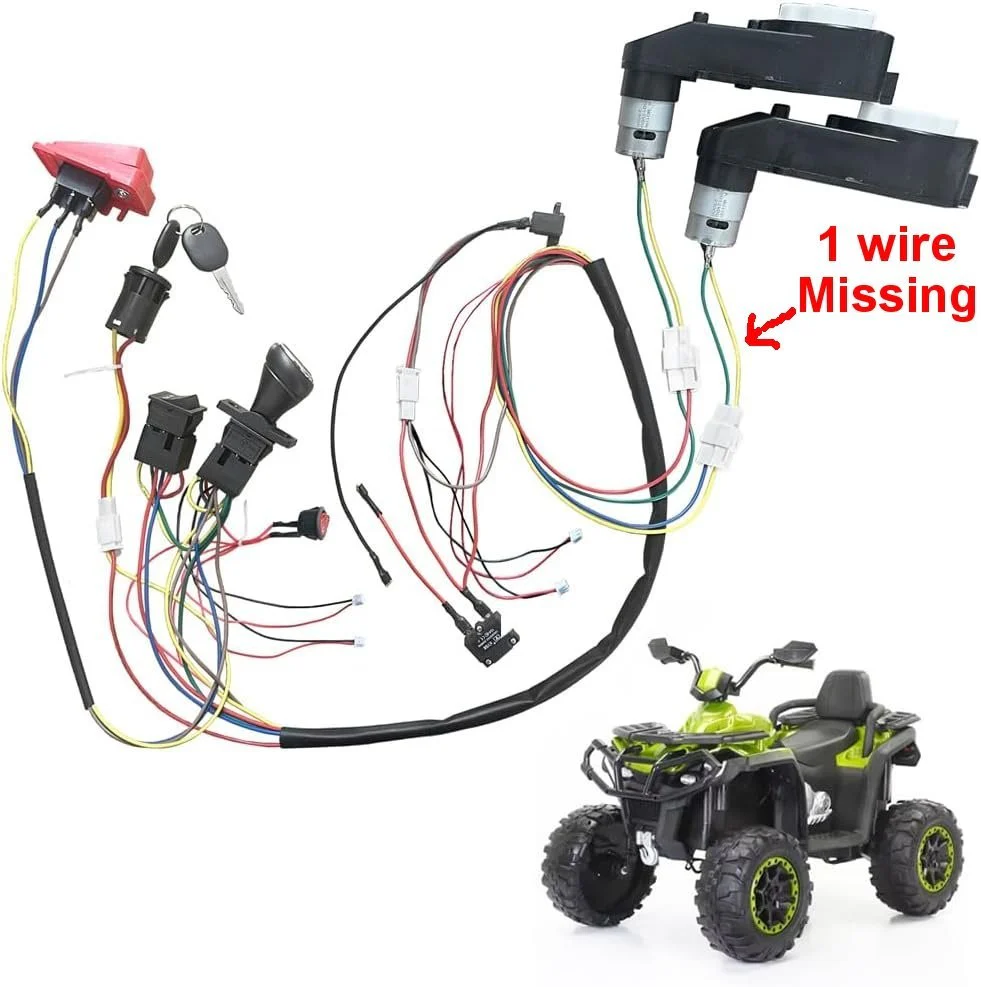 12V DIY Wire Harness Conversion Kit for Kids Ride-On Electric Car Motors - Image 10