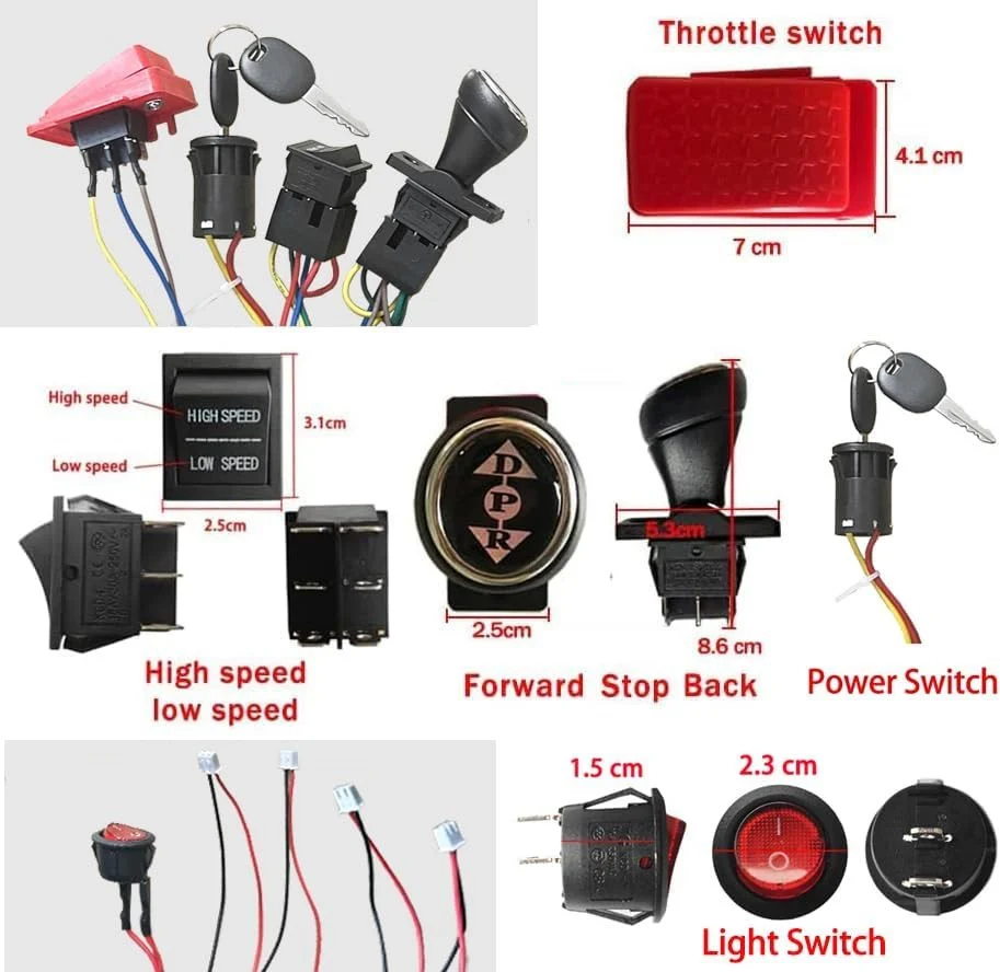 12V DIY Wire Harness Conversion Kit for Kids Ride-On Electric Car Motors - Image 3