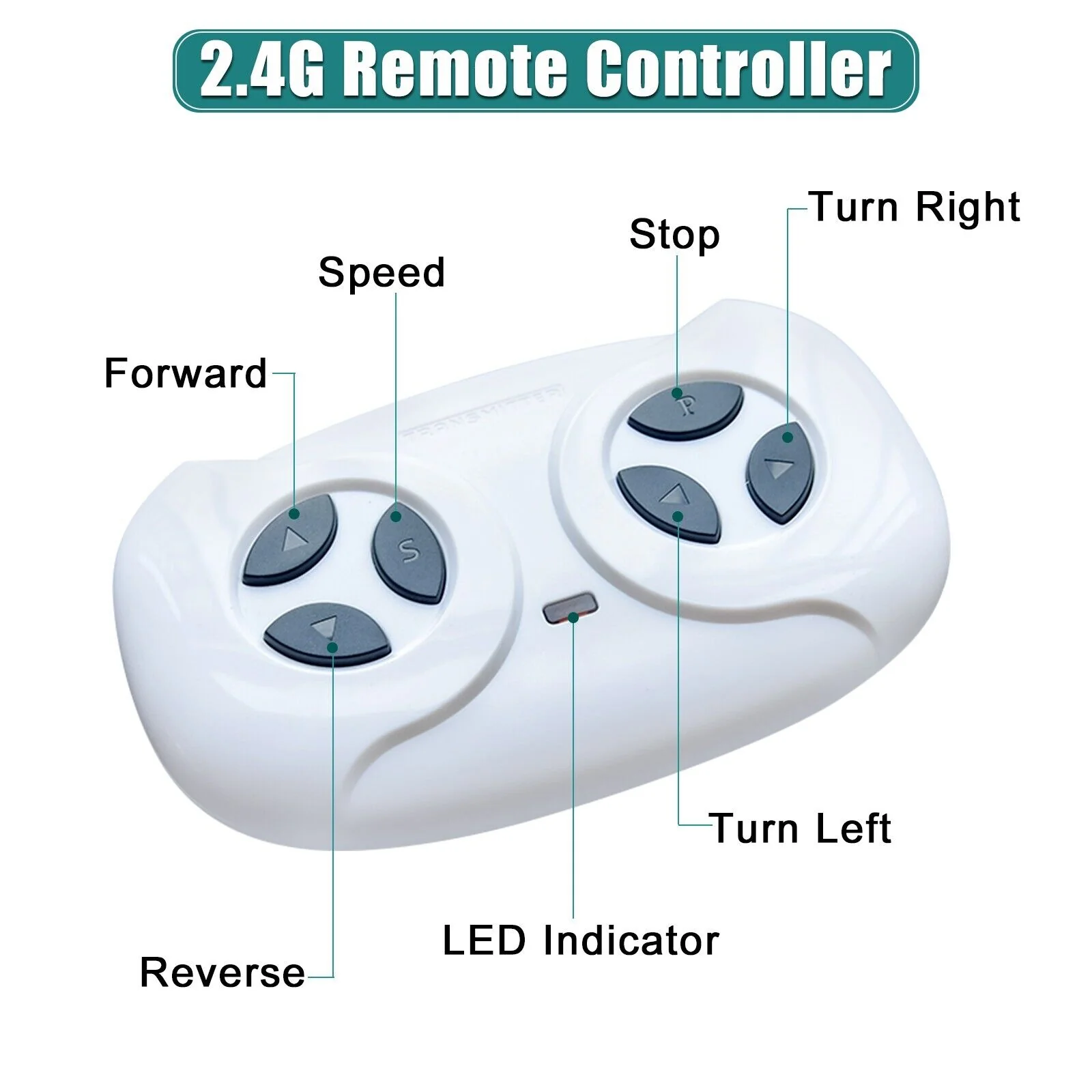 12V Dual Drive Electric Ride-On Truck with Remote Control - Image 5