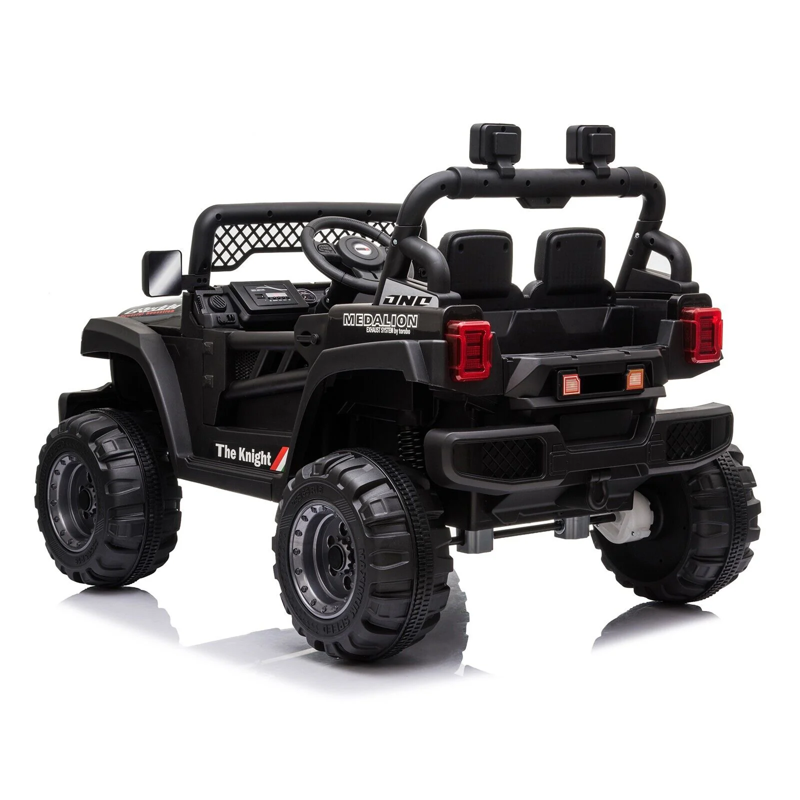 12V Dual Drive Electric Ride-On Truck with Remote Control - Image 8