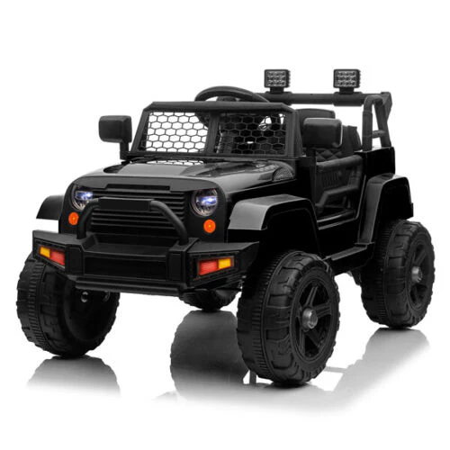 12V Dual Drive Jeep Ride On Car with Remote Control - Perfect Gift for Kids! - Image 2