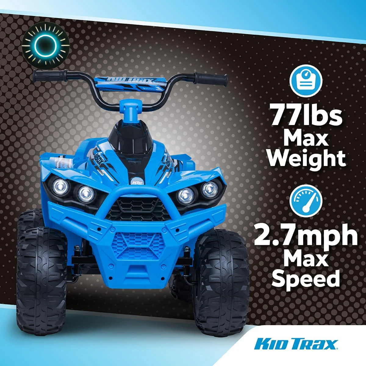 12V Electric Ride-On ATV for Boys and Girls Indoor Outdoor Four Wheeler Toy - Image 4