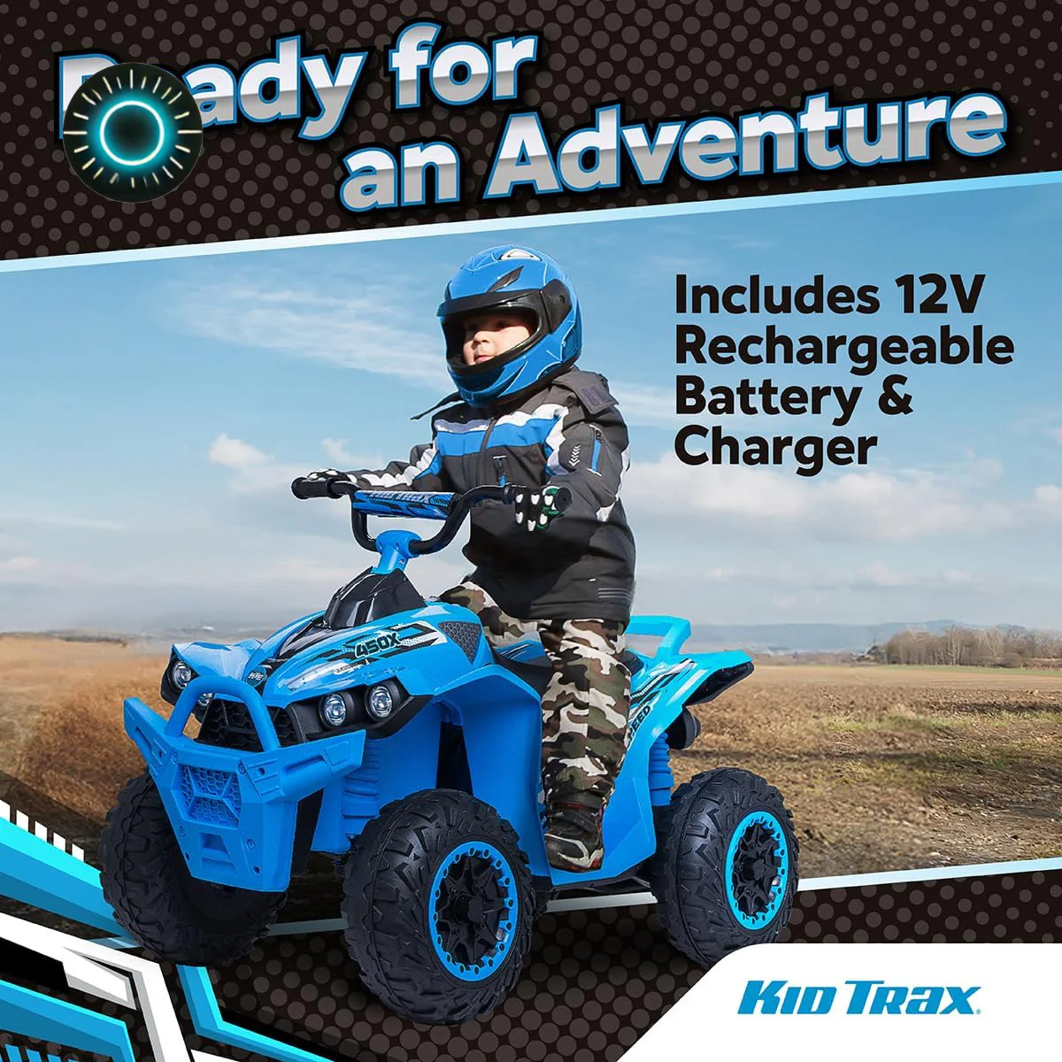 12V Electric Ride-On ATV for Boys and Girls Indoor Outdoor Four Wheeler Toy - Image 6