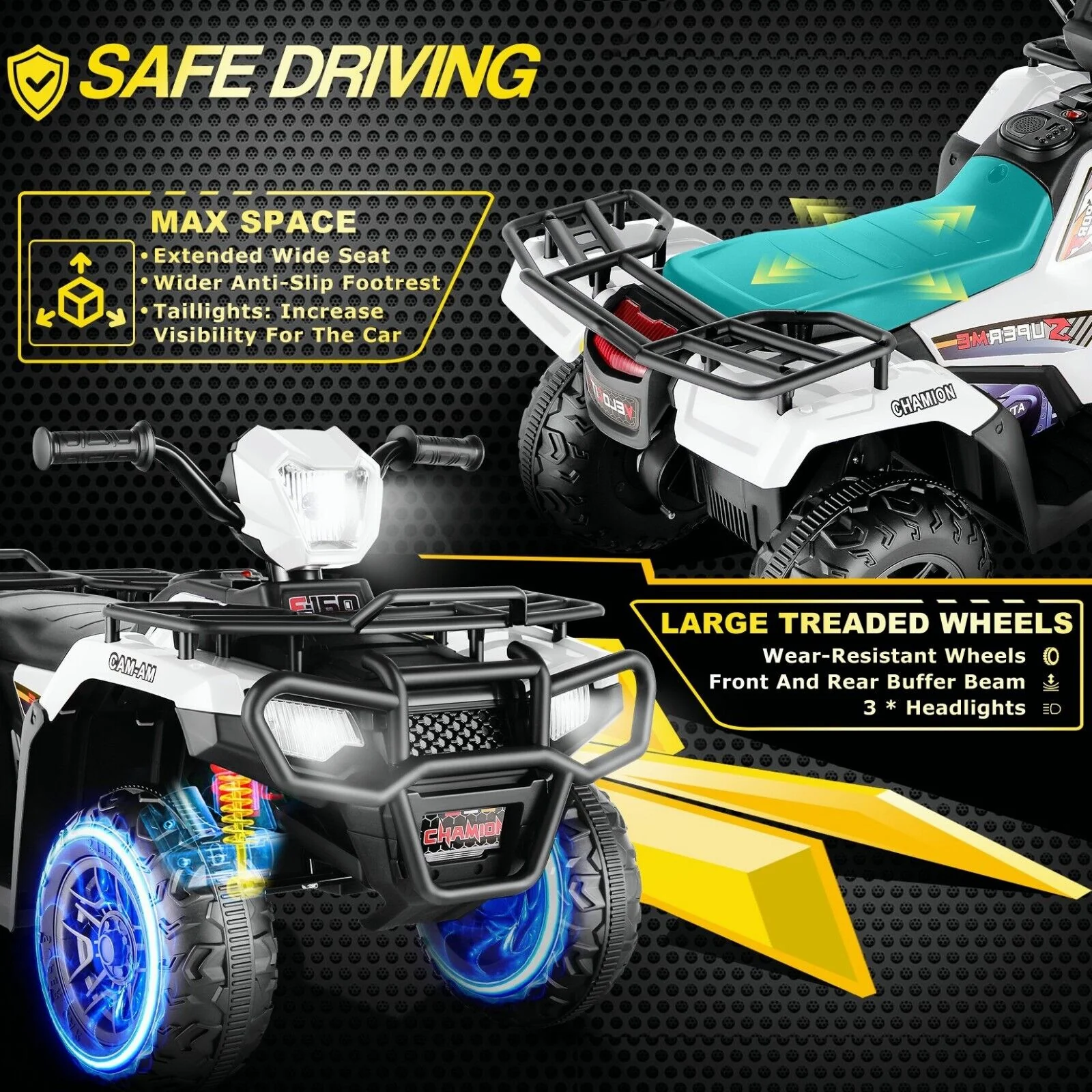 12V Electric ATV Car for Kids with Music and Headlights - Image 41