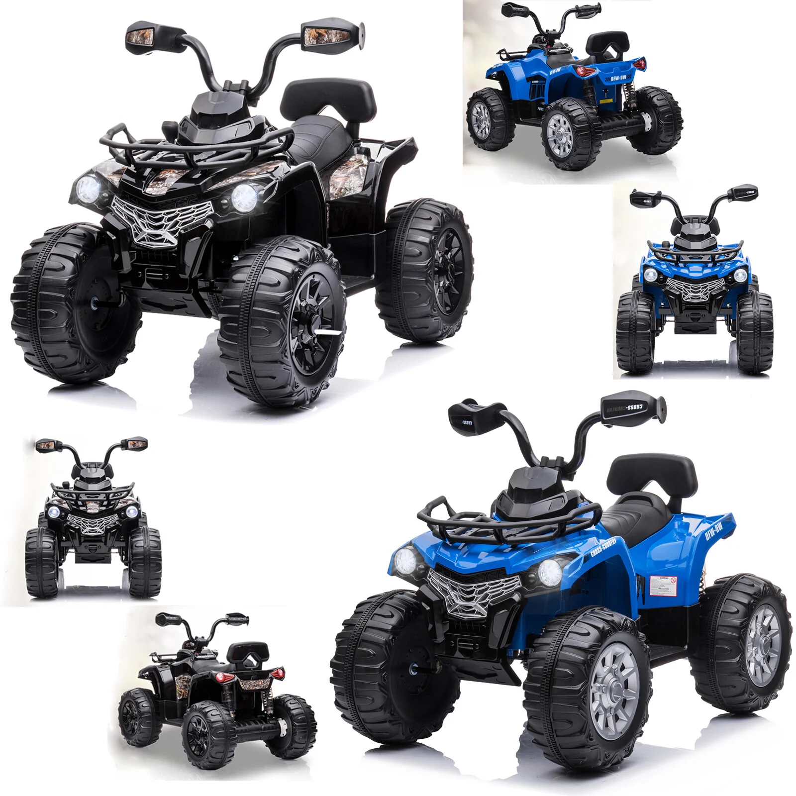 12V Electric 4-Wheel Battery-Powered Kids Ride-On ATV Quad Motorcycle Car - Image 19