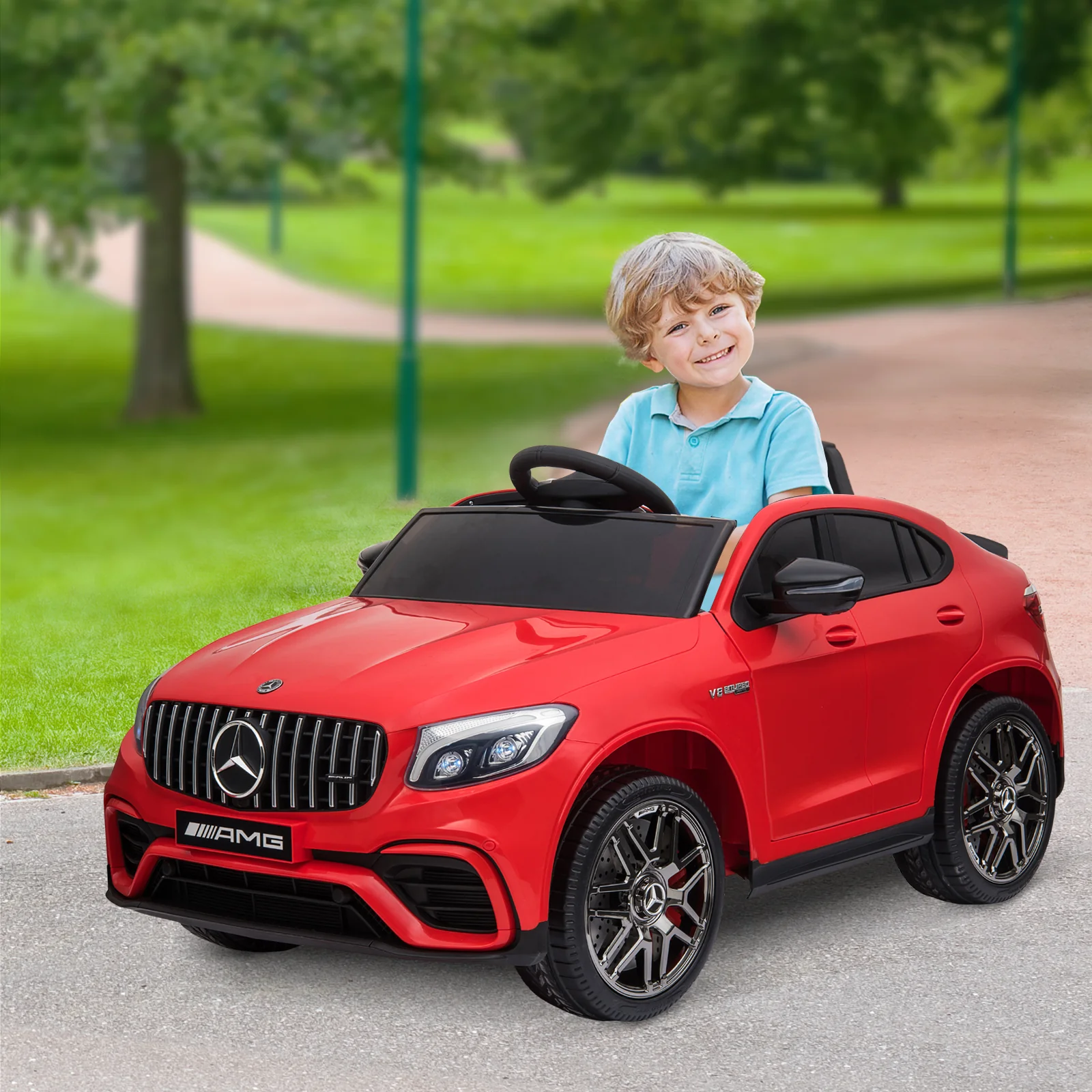 12V Battery-Powered Electric Riding Car Toy for Toddlers Mercedes Benz Coupe - Image 21