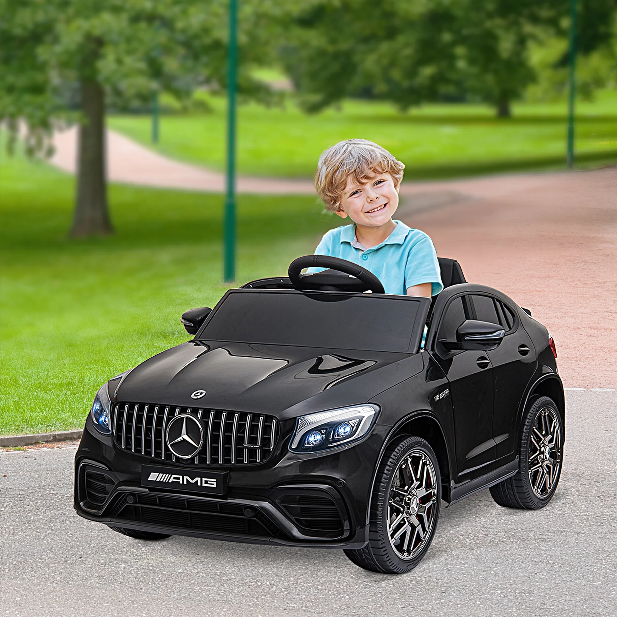 12V Battery-Powered Electric Riding Car Toy for Toddlers Mercedes Benz Coupe - Image 24