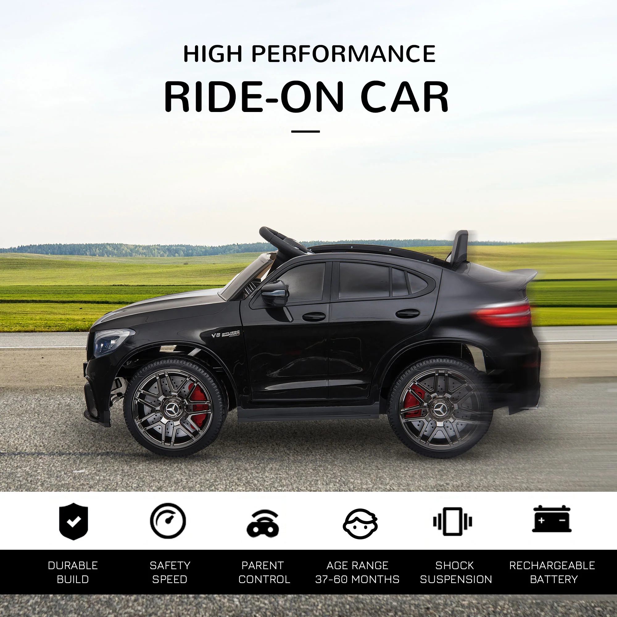 12V Battery-Powered Electric Riding Car Toy for Toddlers Mercedes Benz Coupe - Image 28