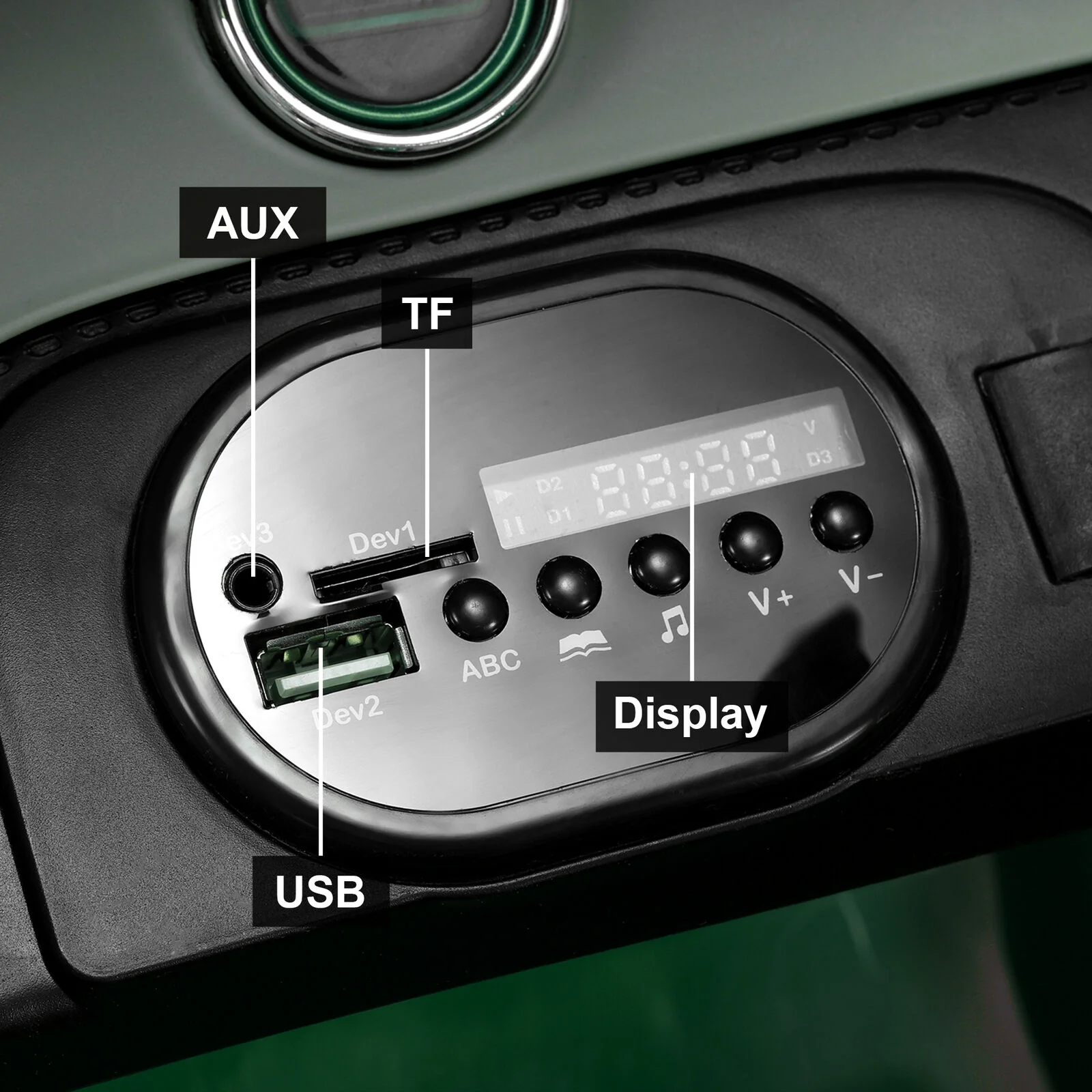 12V Electric Bentley Style Ride On Car for Kids with Remote Control and AUX - Image 29