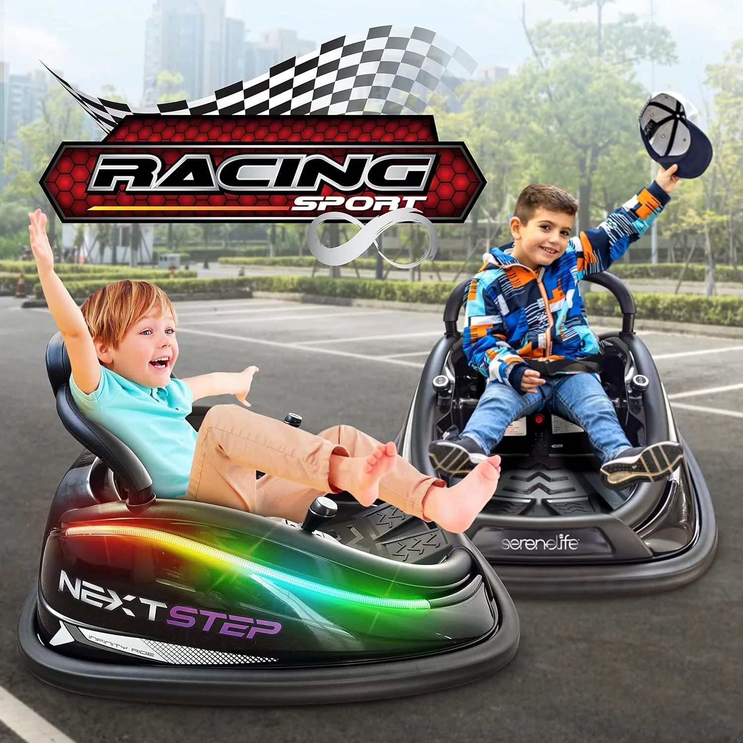 12V Electric Kids Bumper Car with Remote Control, 360° Spin, and LED Lights - Image 7