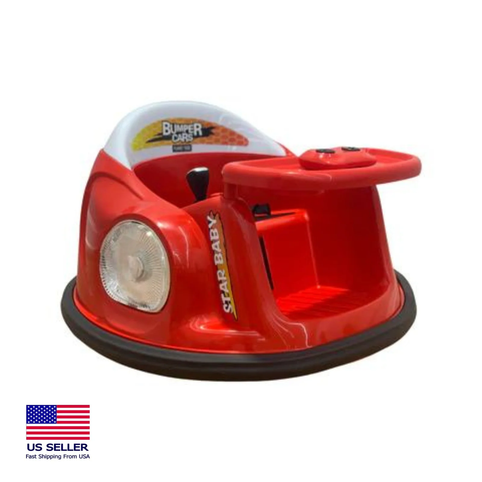 12V Electric Bumper Car for Kids with Remote Control - Non-Certified - Image 3