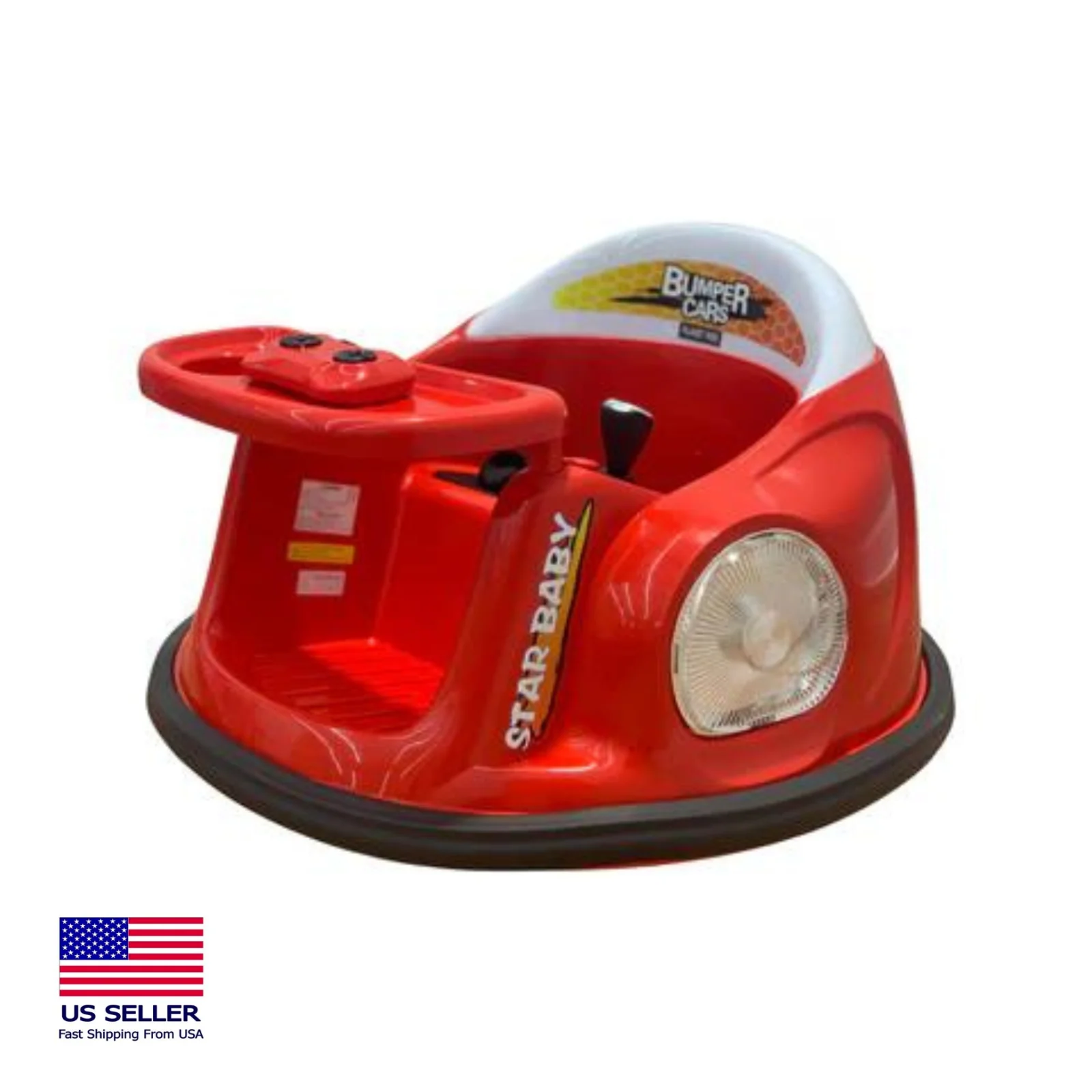 12V Electric Bumper Car for Kids with Remote Control - Non-Certified - Image 5