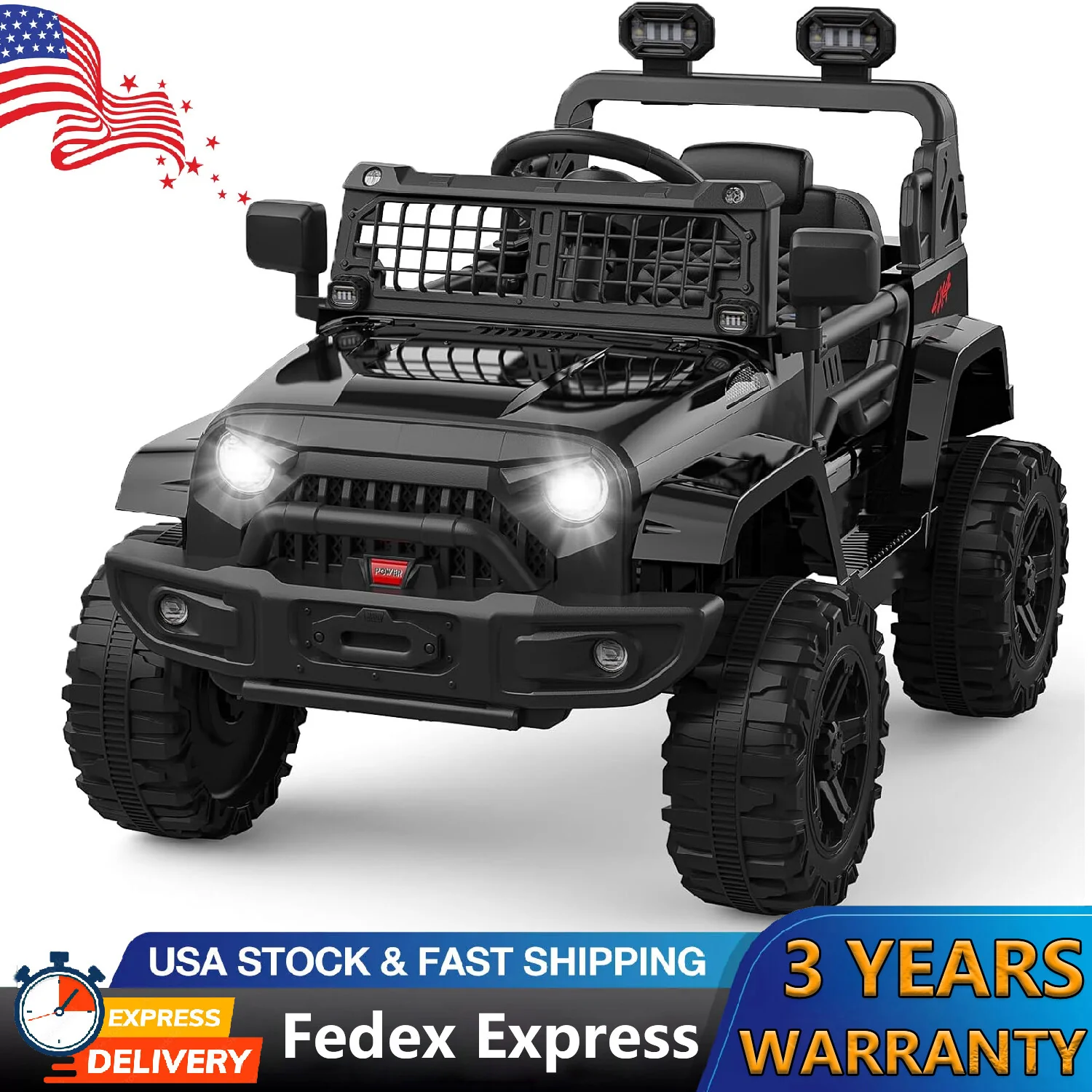 12V Battery-Powered Electric Ride-On Truck for Kids with Remote Control Toy Car - Image 20