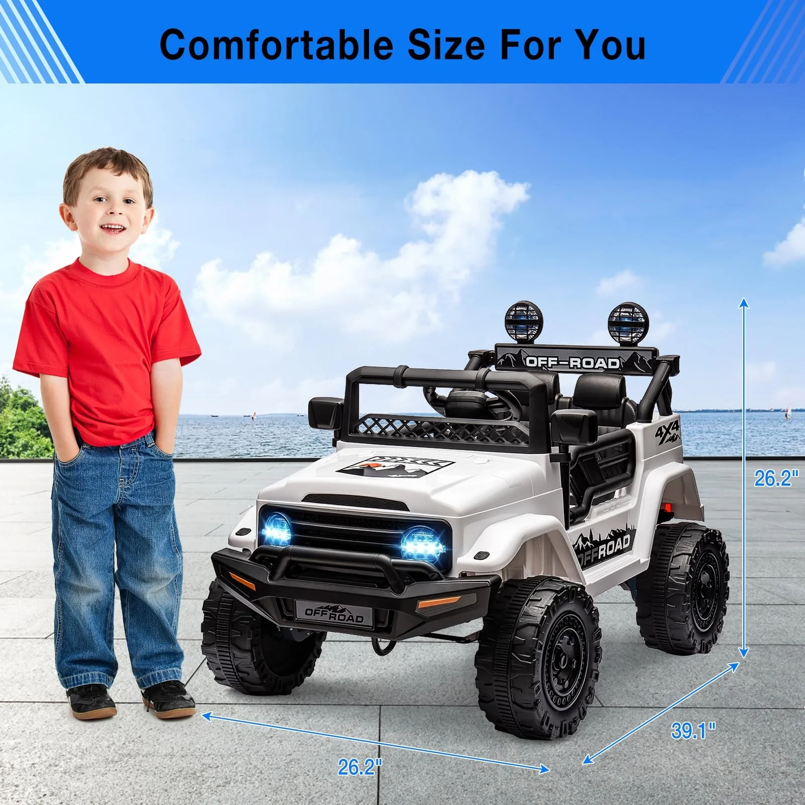 12V Battery Powered Ride-On Truck with Remote Control for Kids - Image 11