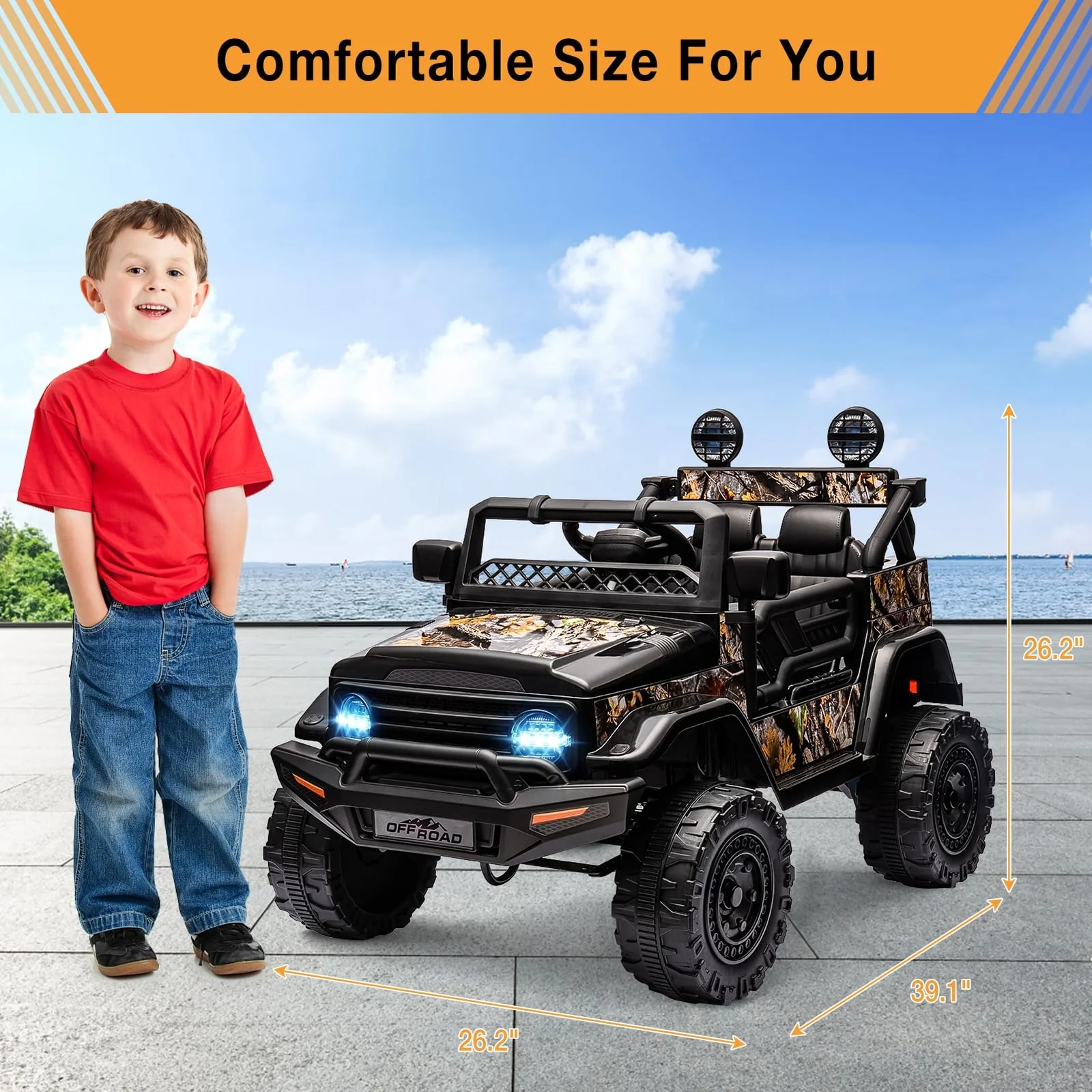 12V Battery Powered Ride-On Truck with Remote Control for Kids - Image 5