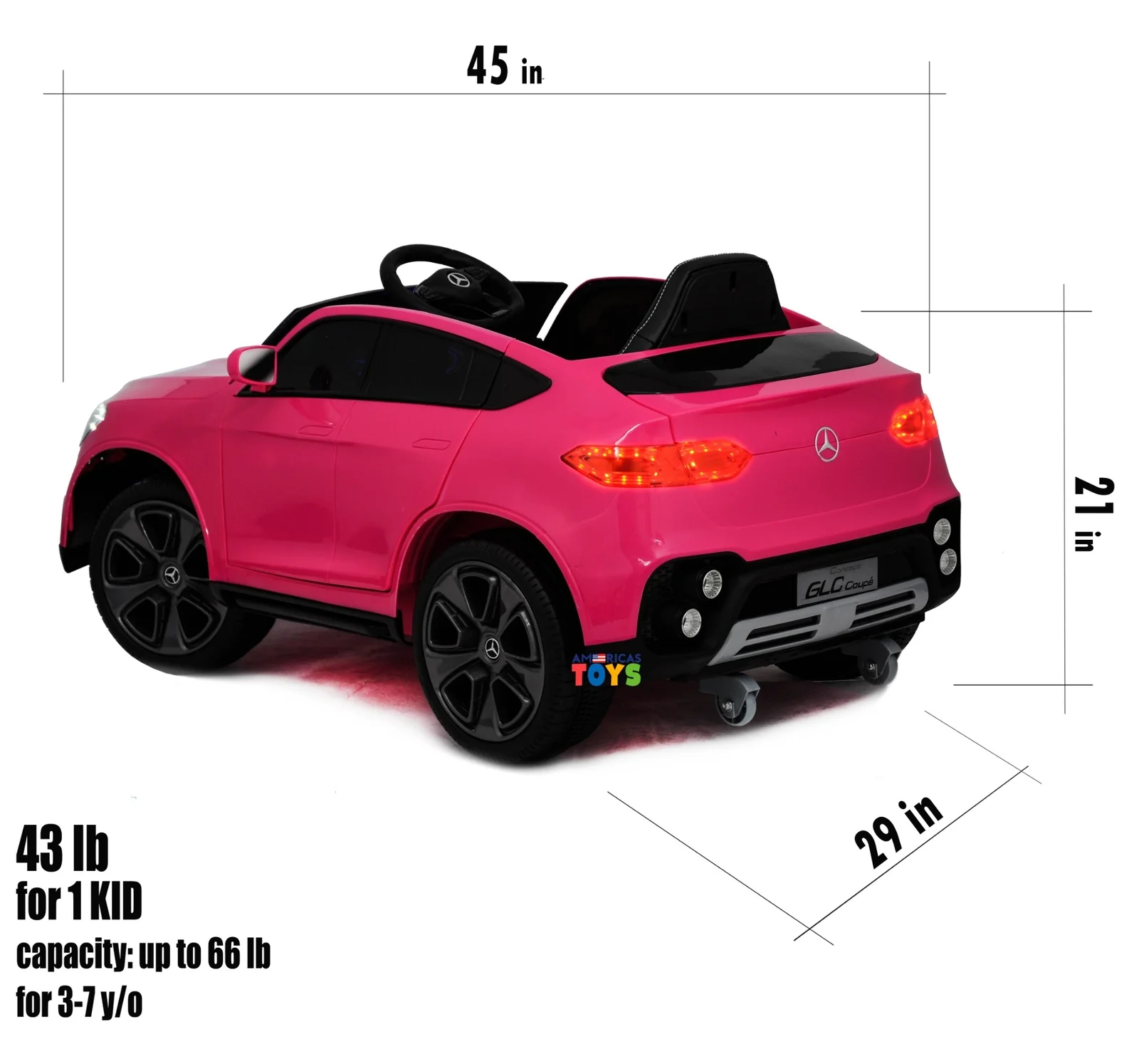 12V Electric Kids R/C Car with MP4 Screen Licensed Mercedes-Benz in Multiple Colors - Image 13