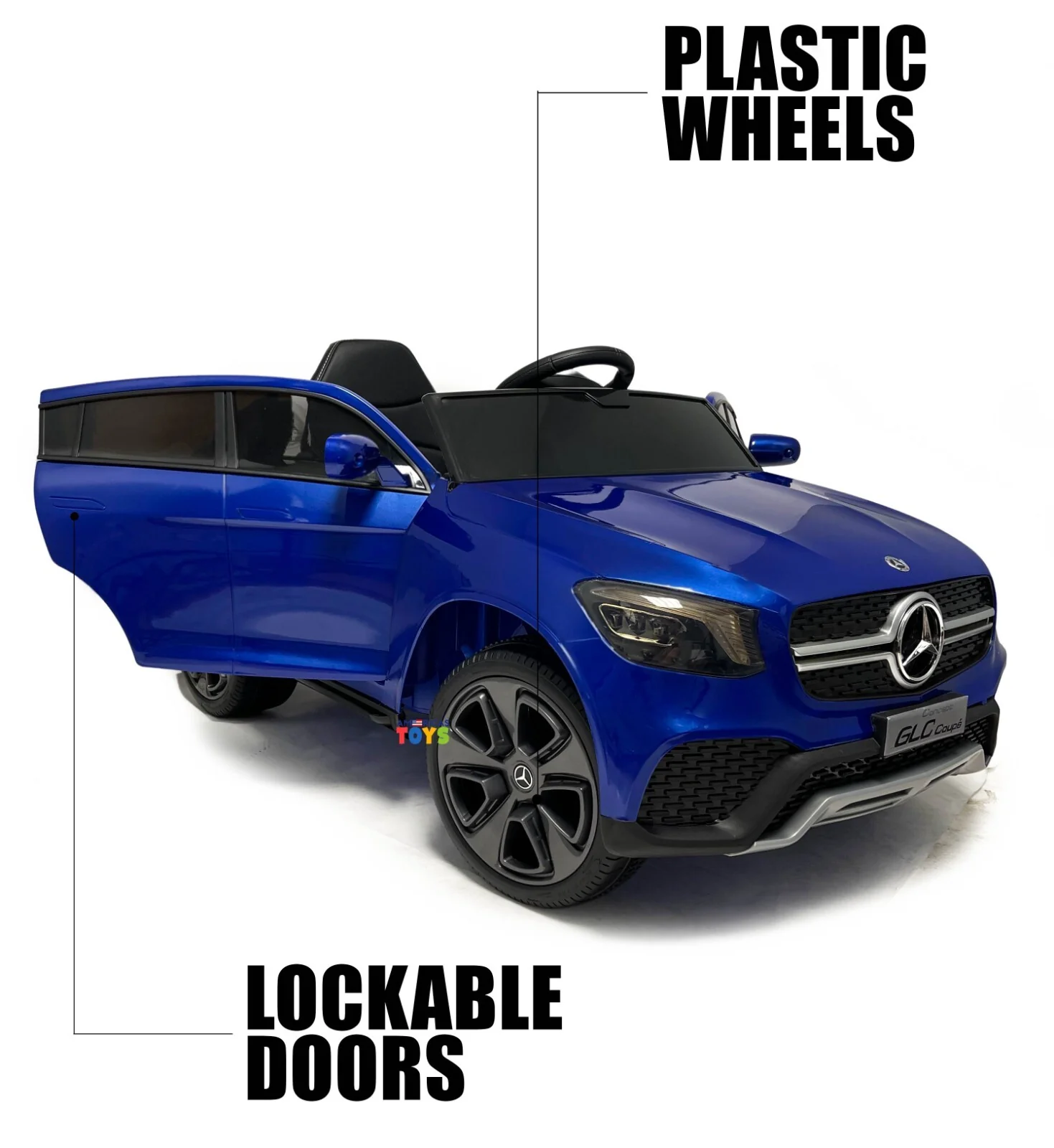 12V Electric Kids R/C Car with MP4 Screen Licensed Mercedes-Benz in Multiple Colors - Image 2