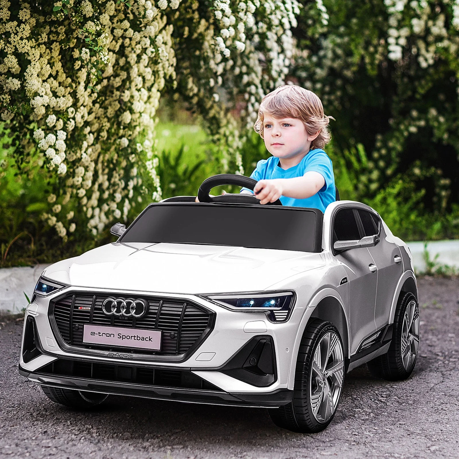12V Electric Kids Car with Remote Control, Safety Belt, LED Lights, and Music - Image 2