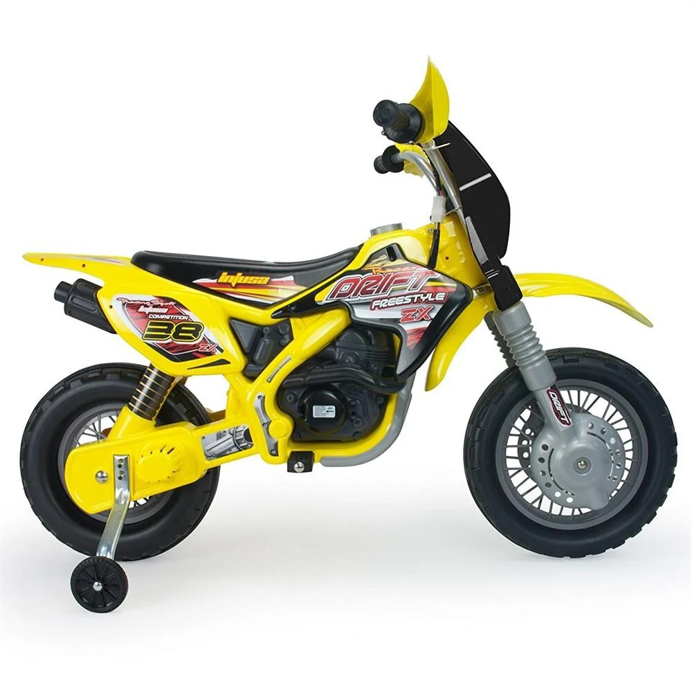 12V Battery-Powered Electric 4-Wheel Dirt Bike Ride-On Toy for Kids - Image 3