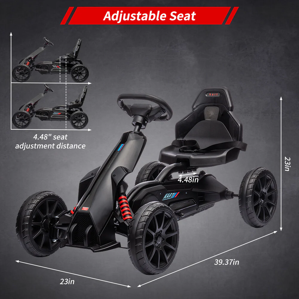 12V Electric Drift Kart for Kids with 35W Motor and Adjustable Speed for Ages 3-6 - Image 4