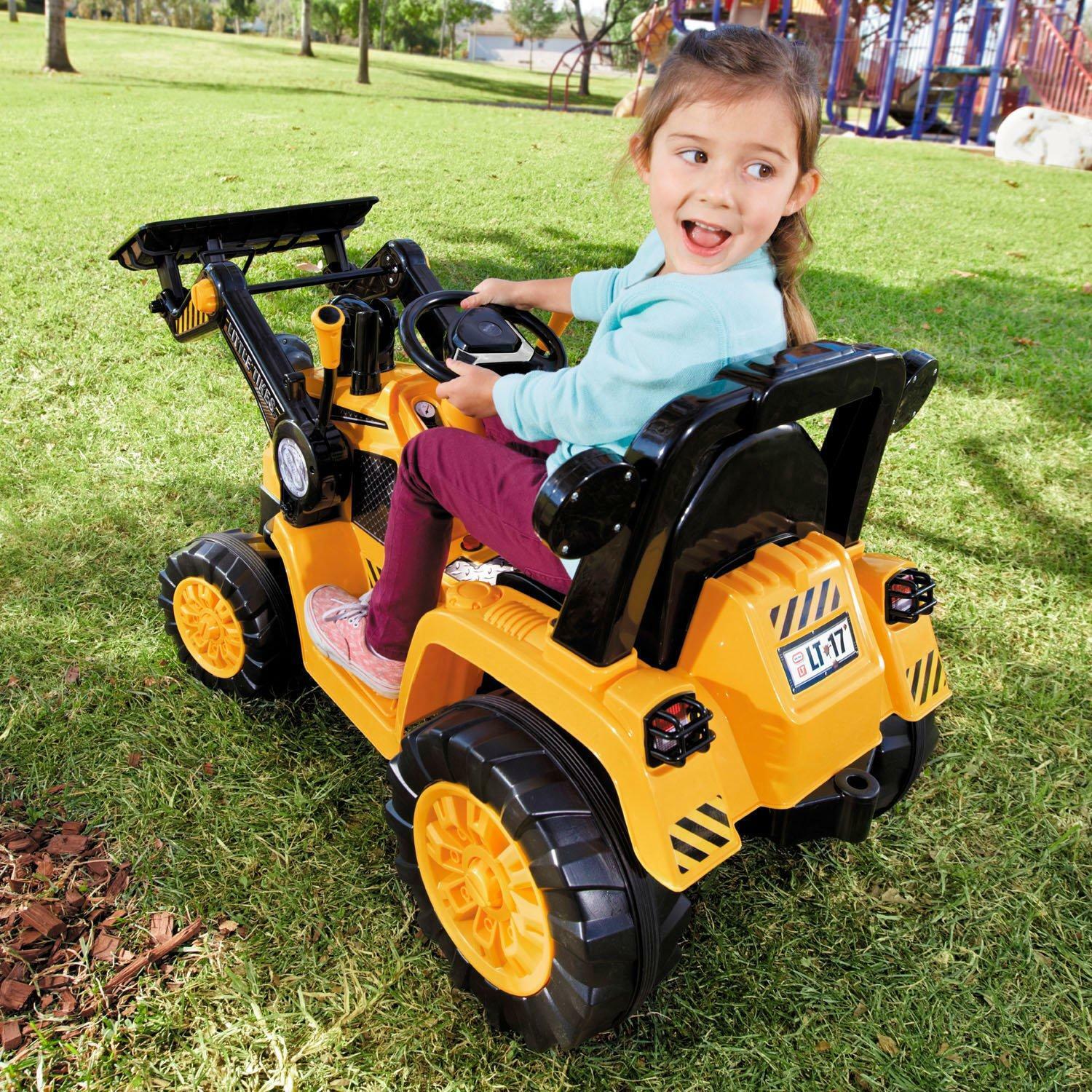 12V Electric Excavator Digger Scooper Ride-On Toy for Kids - Gender-Neutral Design - Image 7