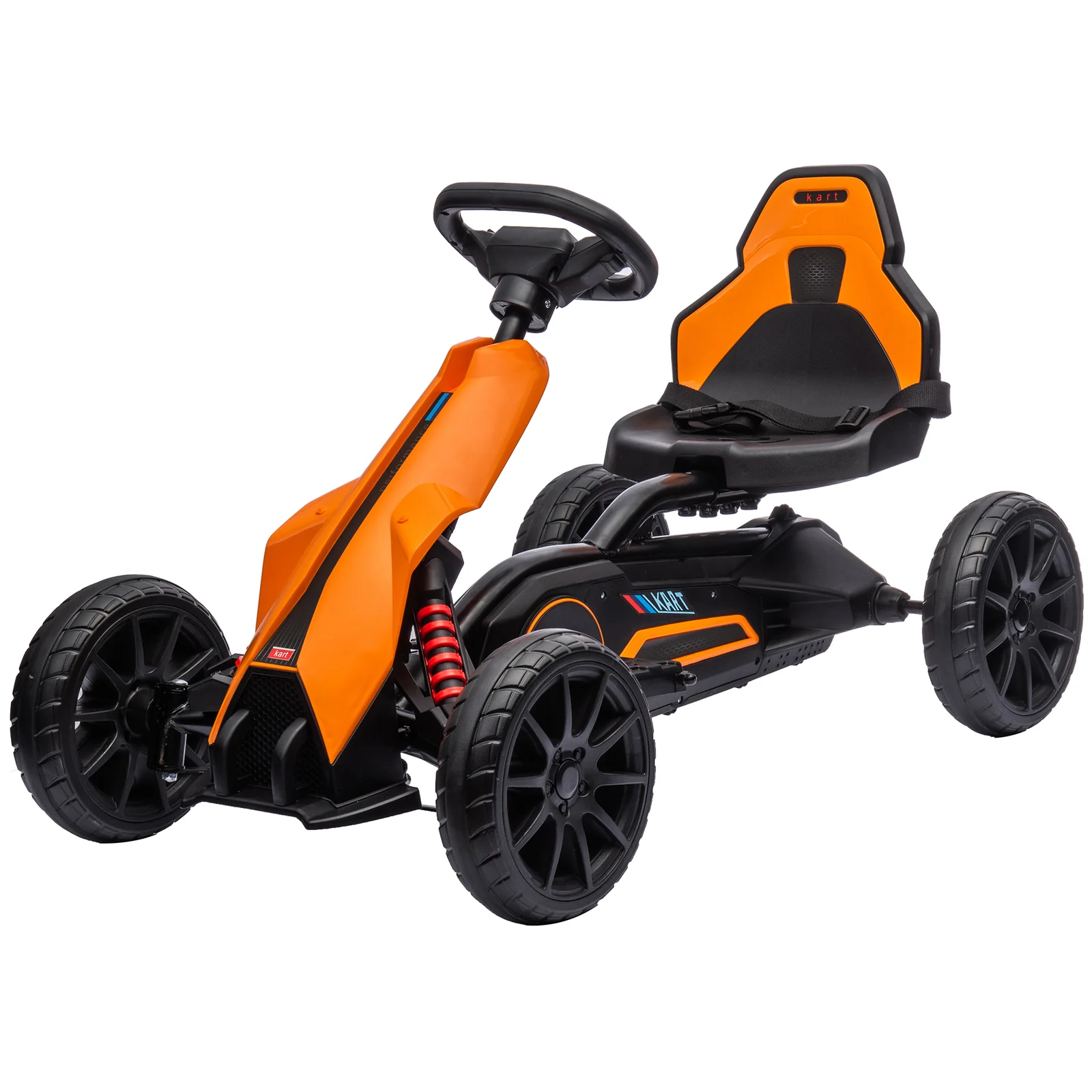 12V Electric Ride-On Go-Kart for Kids Ages 3-8 Battery-Powered Outdoor Vehicle Toy - Image 11