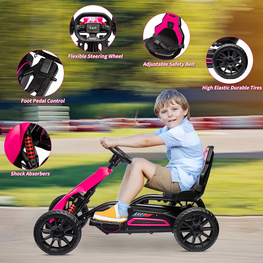 12V Electric Drift Go-Kart for Toddlers with 7Ah Battery and 35W Motor - Image 24