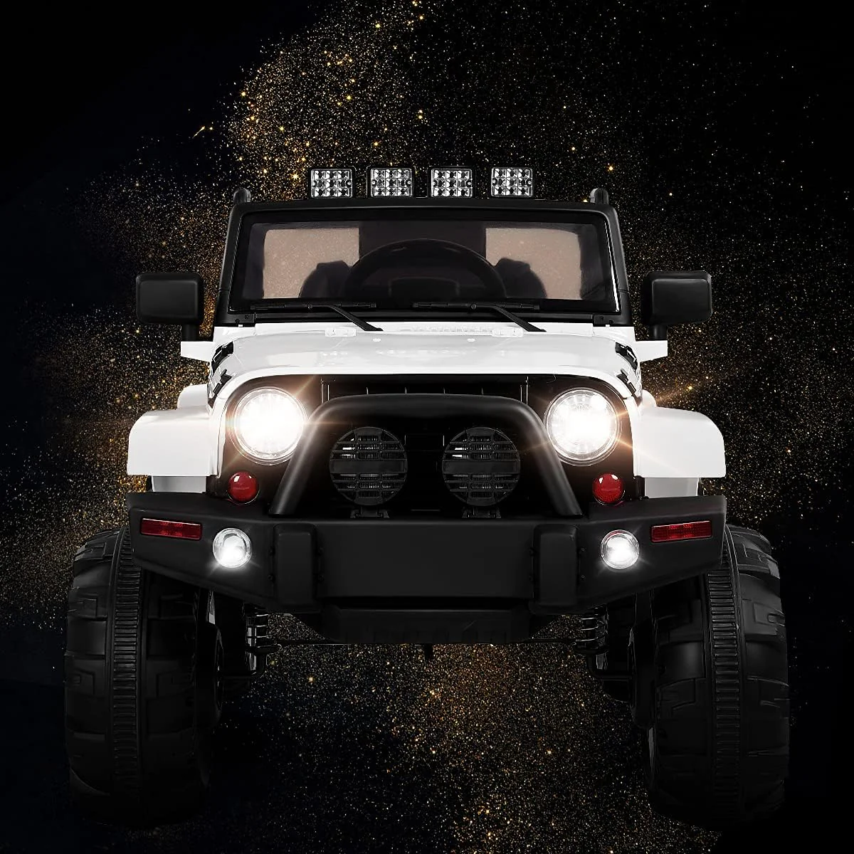 12V Electric Jeep Ride-On Car with Parental Remote Control and MP3 Player for Kids - Image 10