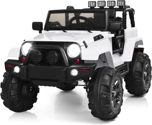 12V Electric Jeep Ride-On Car with Parental Remote Control and MP3 Player for Kids - Image 2
