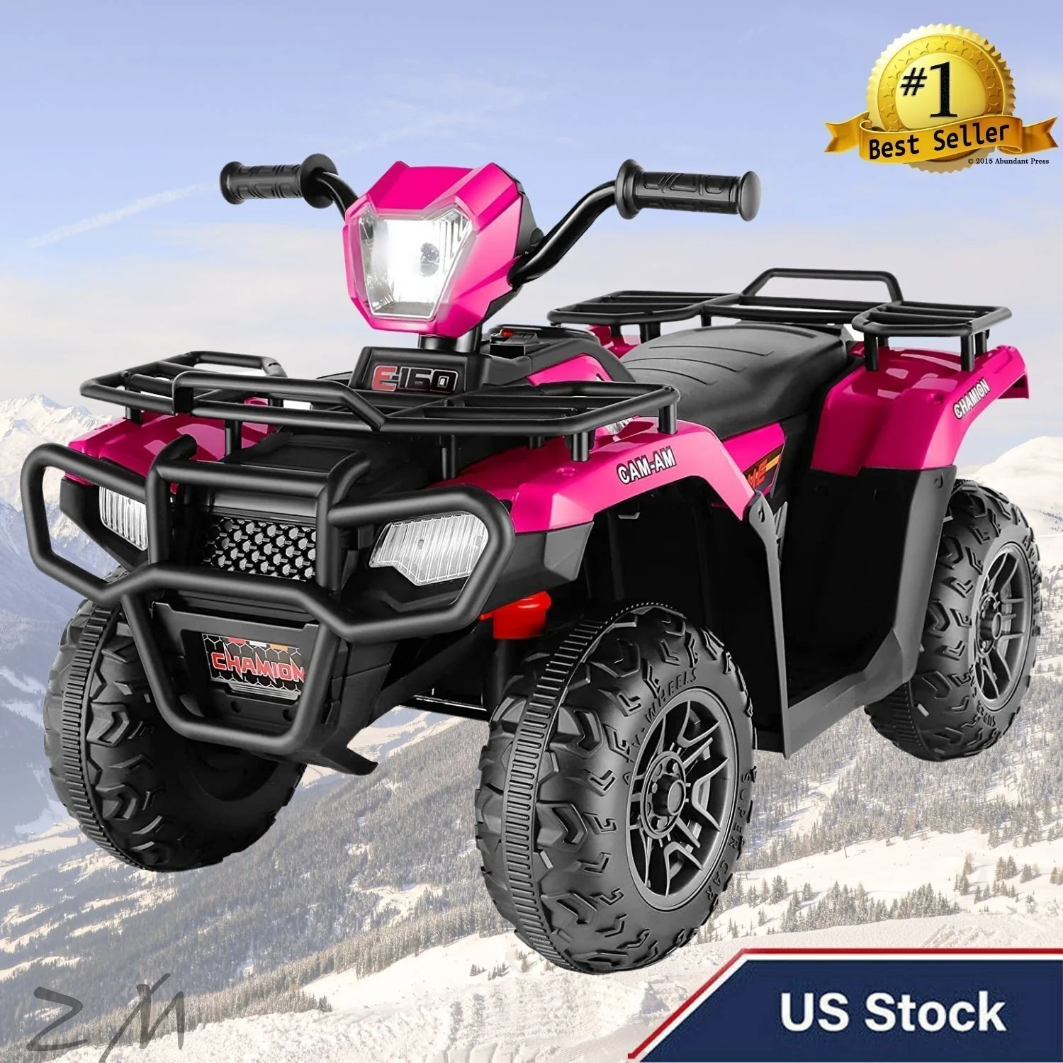 12V Electric Kids ATV Quad Car - Black, Suitable for Ages 3-6 Years - Image 8