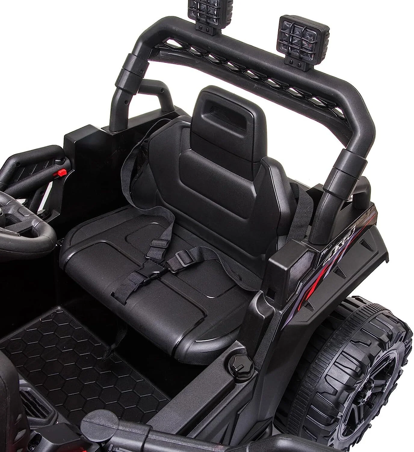 12V Electric Ride-On Truck Car Toy for Kids with Seat Belt and Remote Control - Image 9