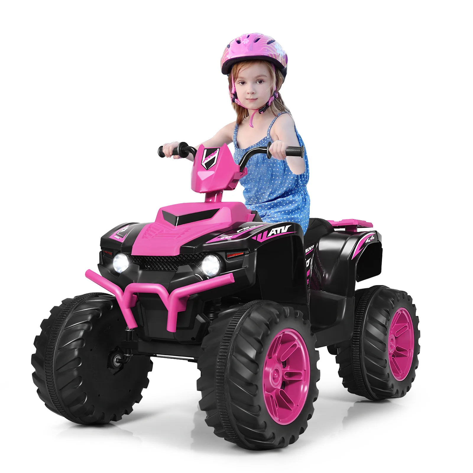 12V Electric Kids Quad ATV Ride On Car with LED Lights - The Perfect Ride for Your Little One! - Image 31