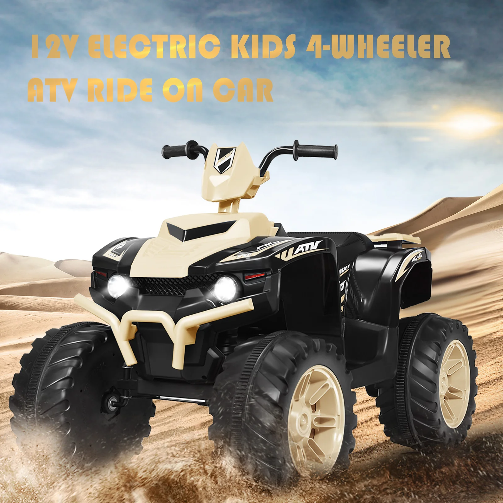 12V Electric Kids Quad ATV Ride On Car with LED Lights - The Perfect Ride for Your Little One! - Image 55