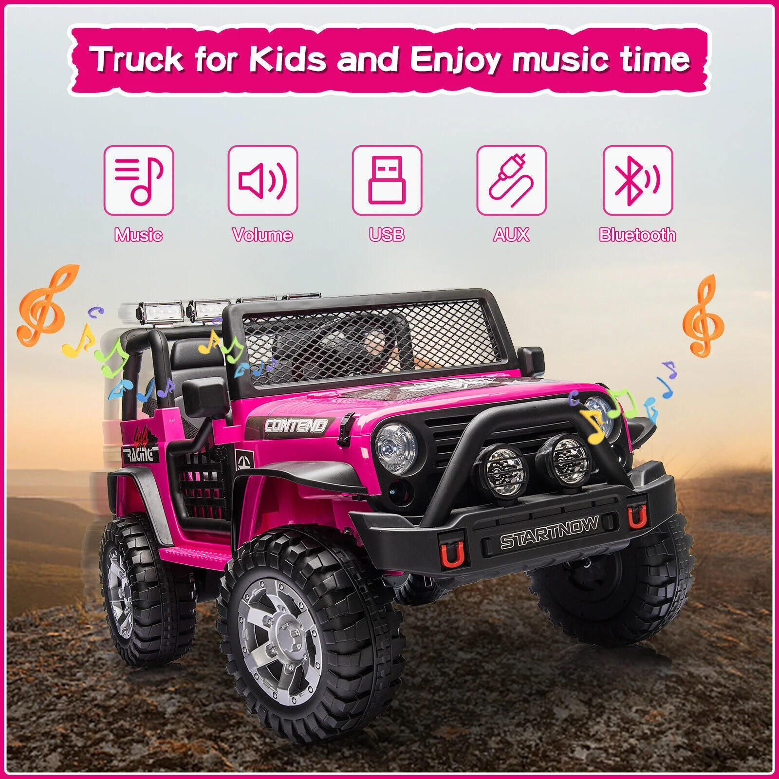 12V Electric 2-Seater Kids Ride-On Jeep Car with Remote Control - Image 13