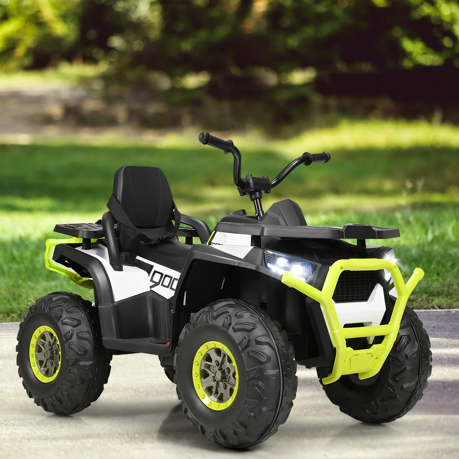 12V Electric Kids Ride-On ATV 4-Wheeler Quad with LED Lights and Music - Image 3