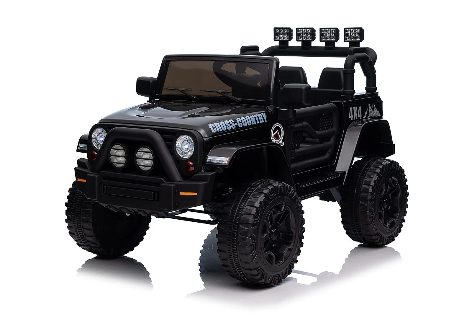 12V Electric Off-Road 4-Wheel Kids Ride-On Car with Remote Control and LED Lights - Image 16