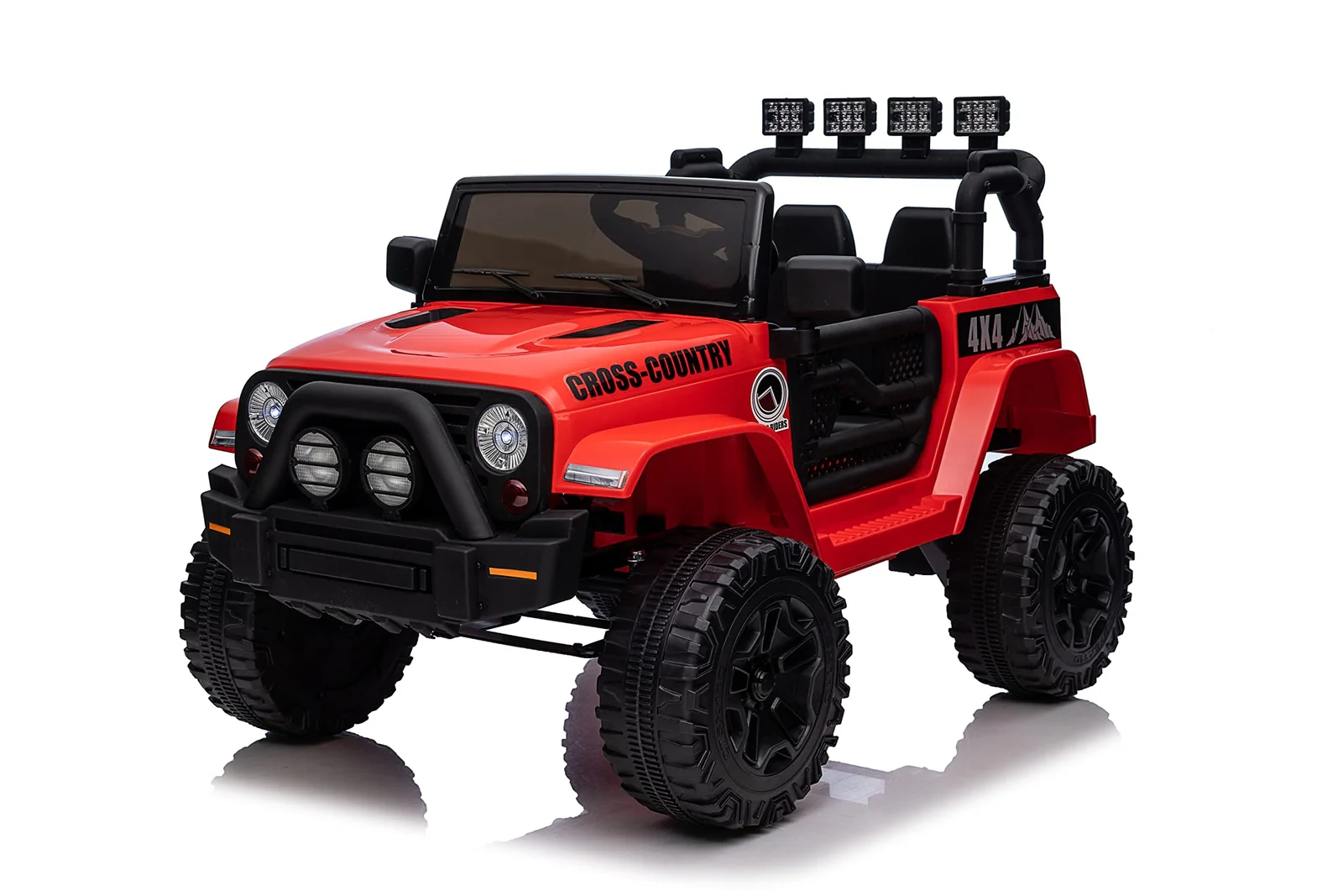12V Electric Off-Road 4-Wheel Kids Ride-On Car with Remote Control and LED Lights - Image 5
