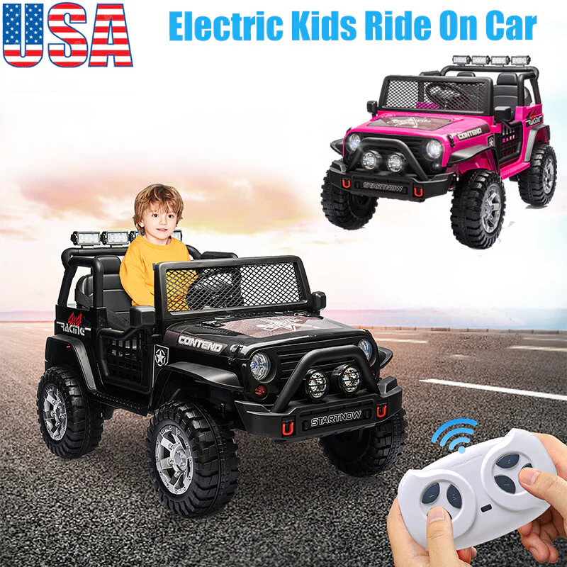 12V Battery-Powered Electric Ride-On Jeep for Kids with Remote Control and MP3 Player - Image 6
