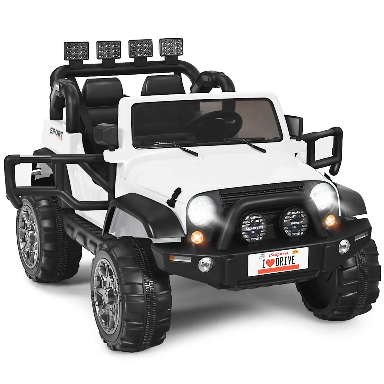12V Electric Kids Ride-On Car with Remote Control, Storage Box, and Music - Image 11