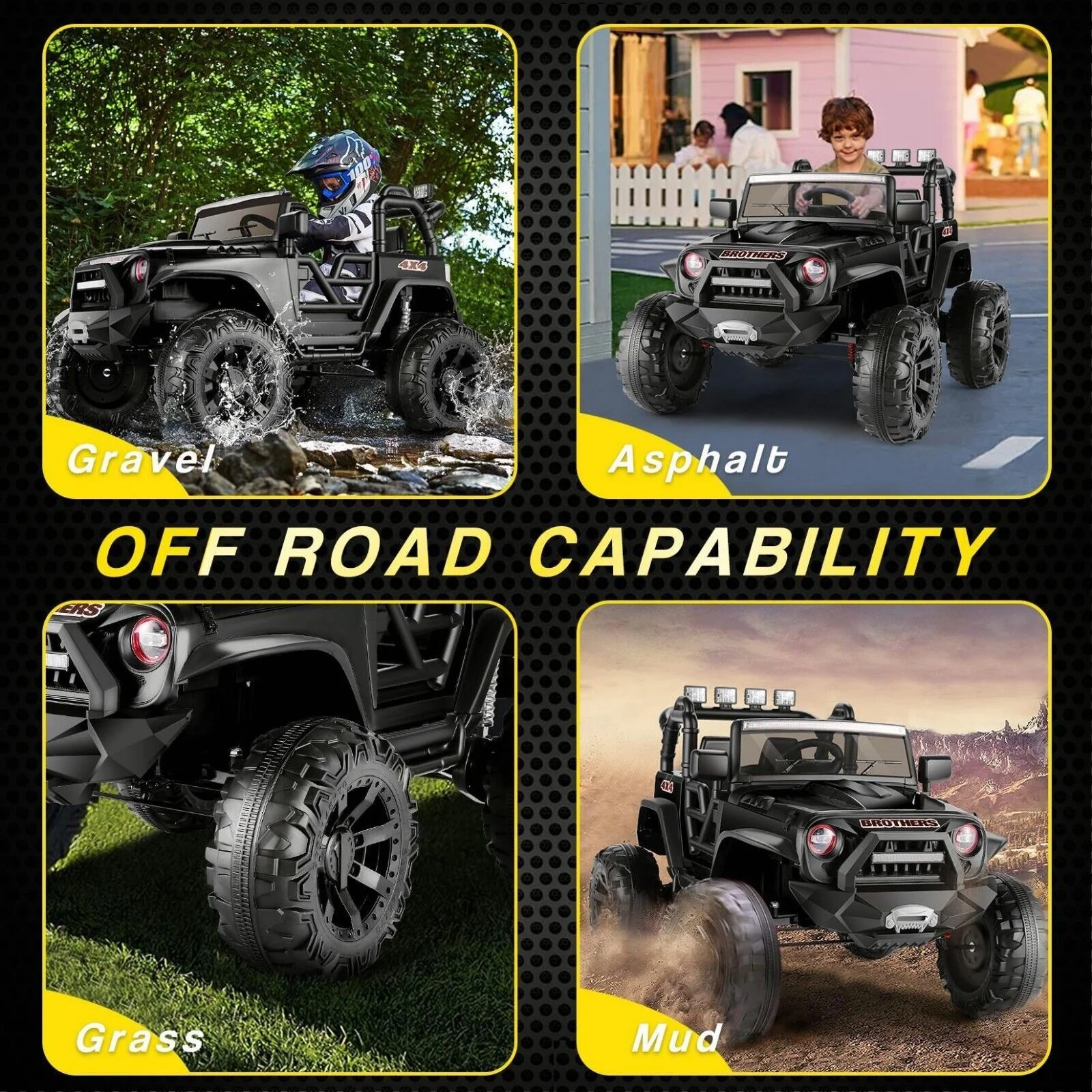 12V Electric Kids Ride On Car with Music and Fashionable Design - Powered by 7Ah Battery - Image 21