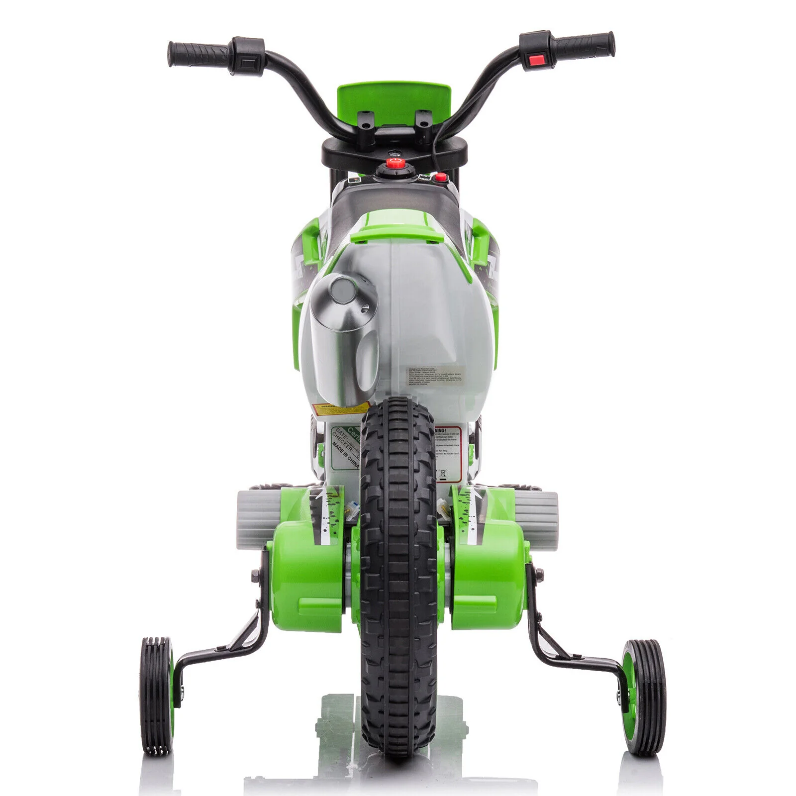 12V Electric Kids Ride On Dirt Bike with Training Wheels - Motorbike Fun for Little Riders - Image 13