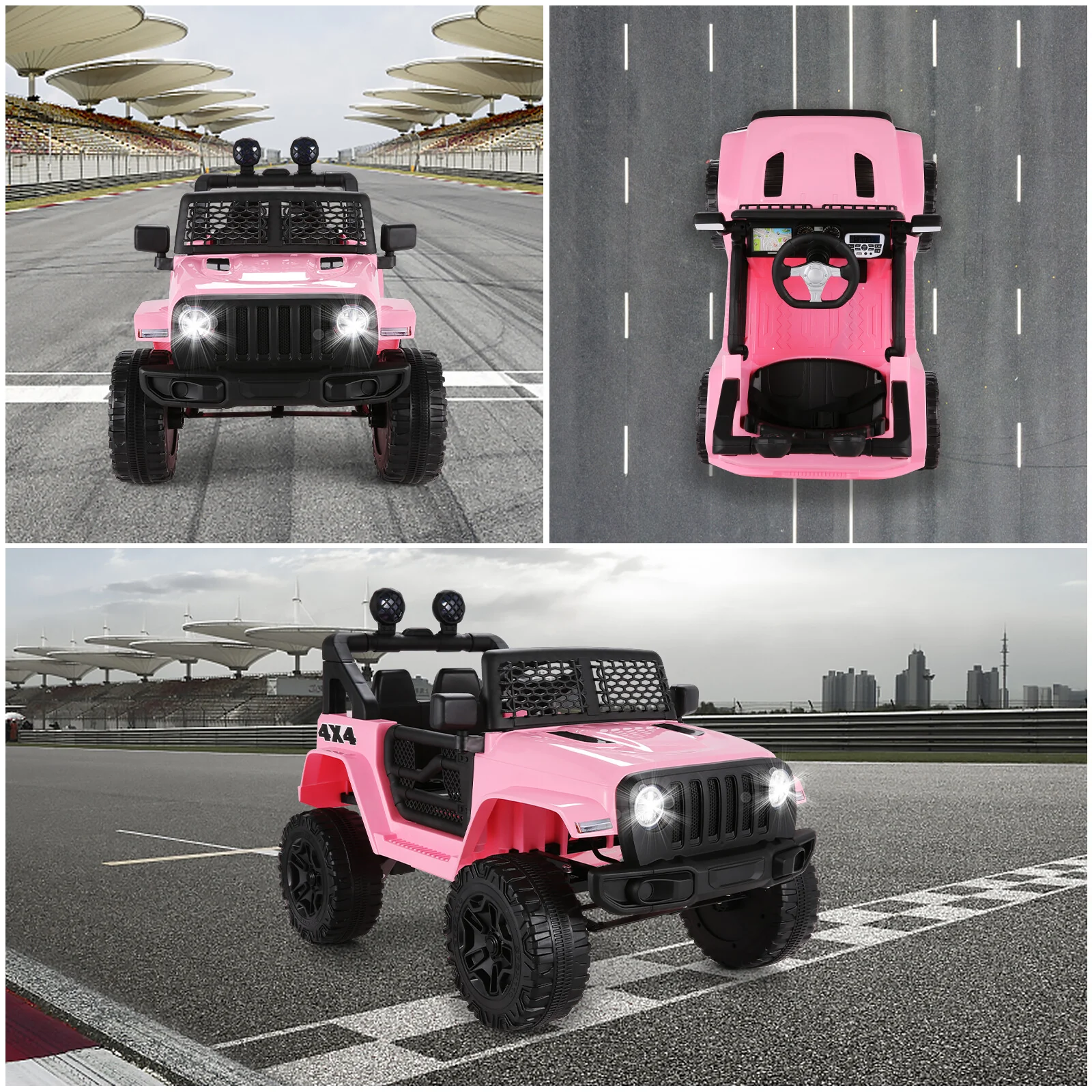 12V Electric Battery-Powered Kids Ride-On Truck with Remote Control Toy Car - Image 20
