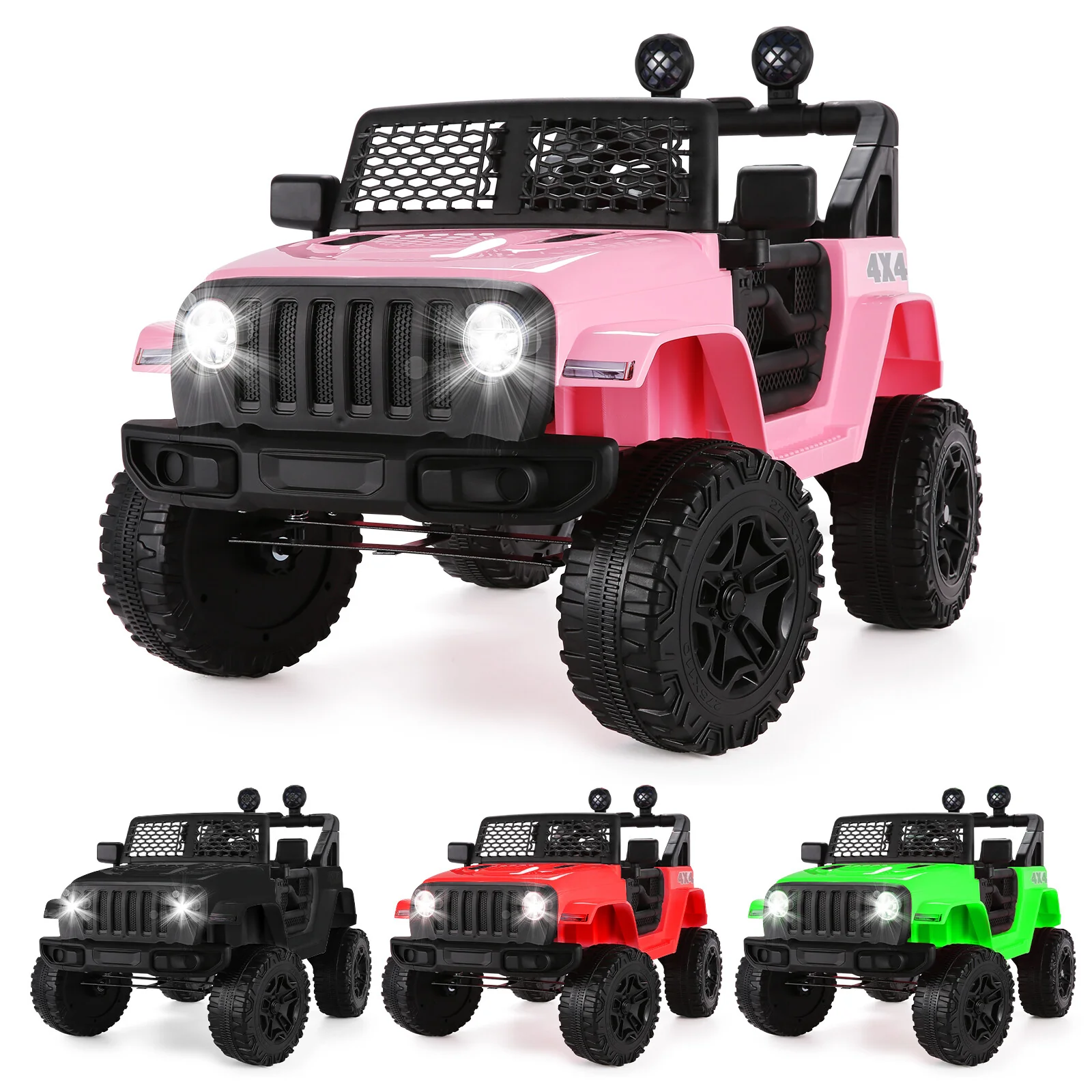 12V Electric Kids Ride-On Truck Battery Powered Toy Car with Remote Control and MP3 Player - Image 20