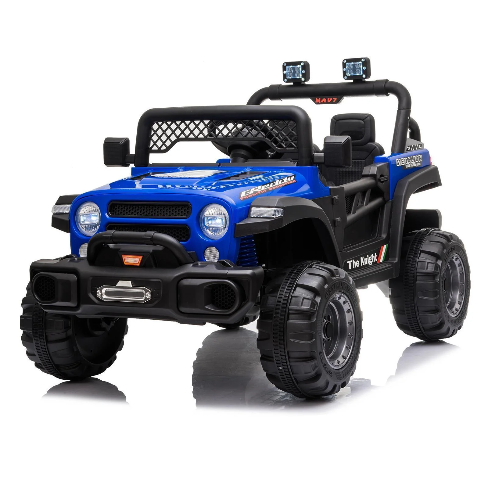 12V Electric Kids Ride On Truck Car Toy with Remote Control and 3 Speed Options - Image 34