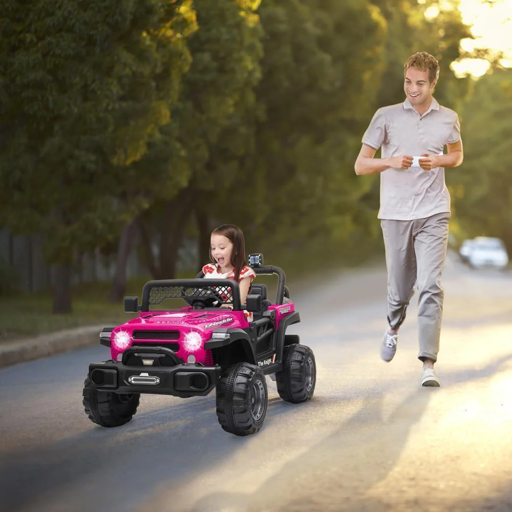 12V Electric Kids Ride On Truck Car Toy with Remote Control and 3 Speed Options - Image 49